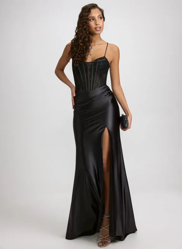 Sweetheart Neck Corset Dress sold by Laura