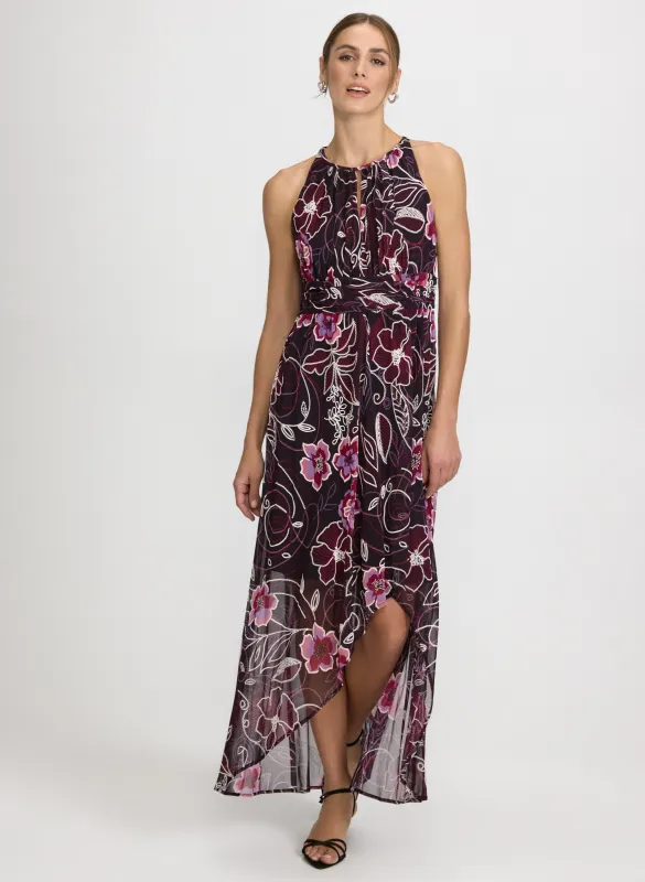 Floral High-Low Dress sold by Laura