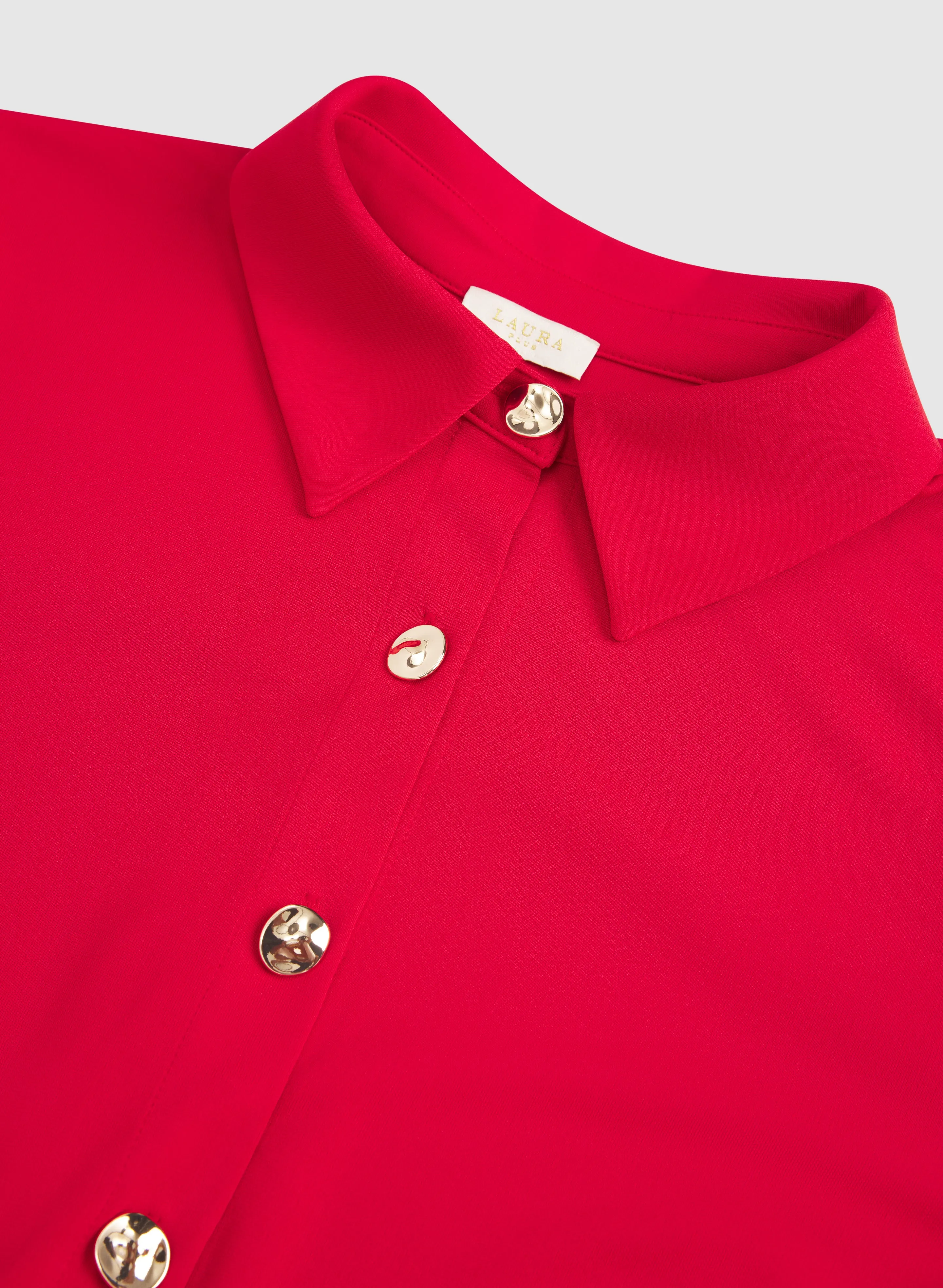 Jersey Button-Down Top sold by Laura product image thumbnail 3