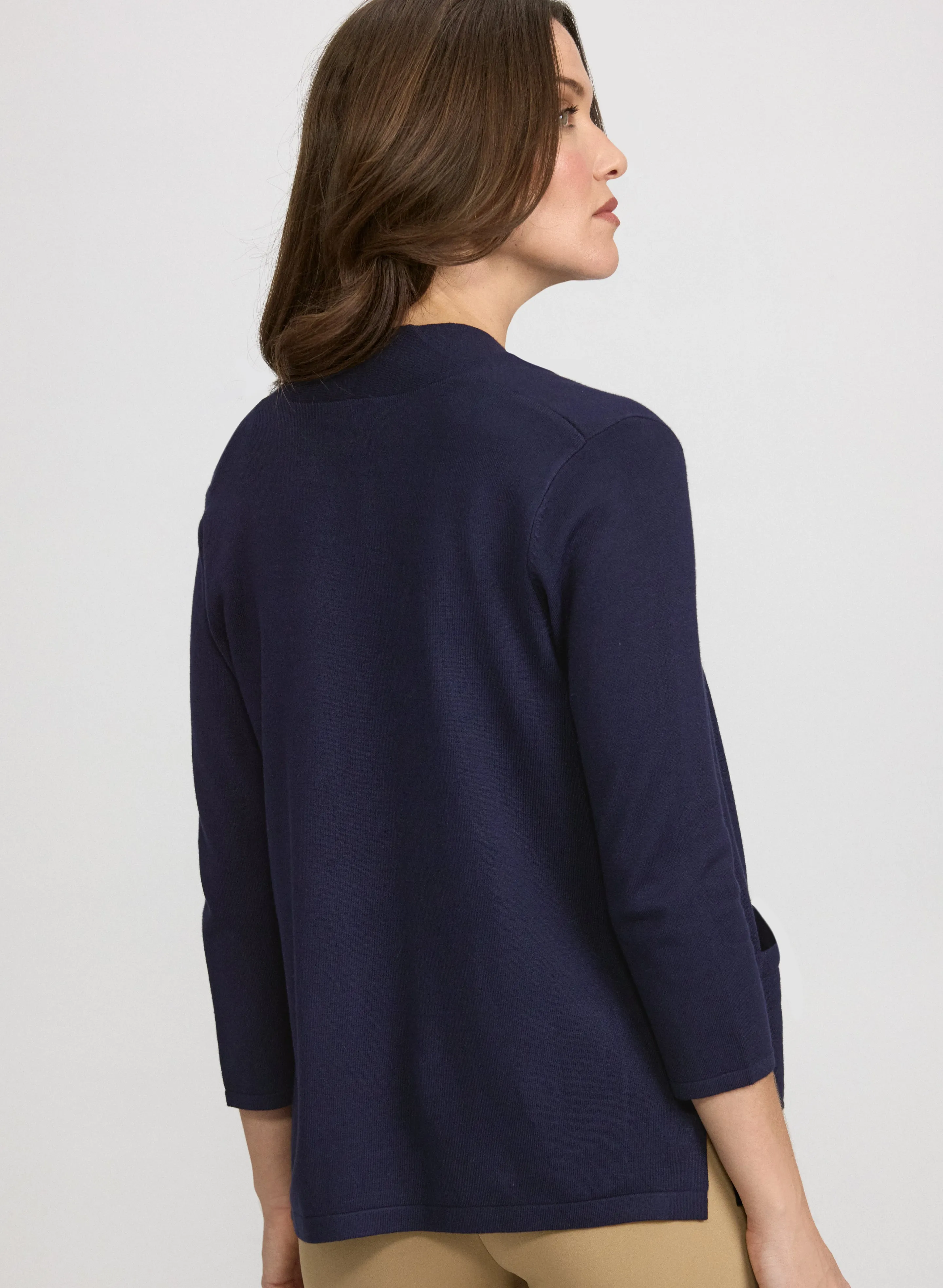 Knit Open-Front Cardigan sold by Laura product image thumbnail 3