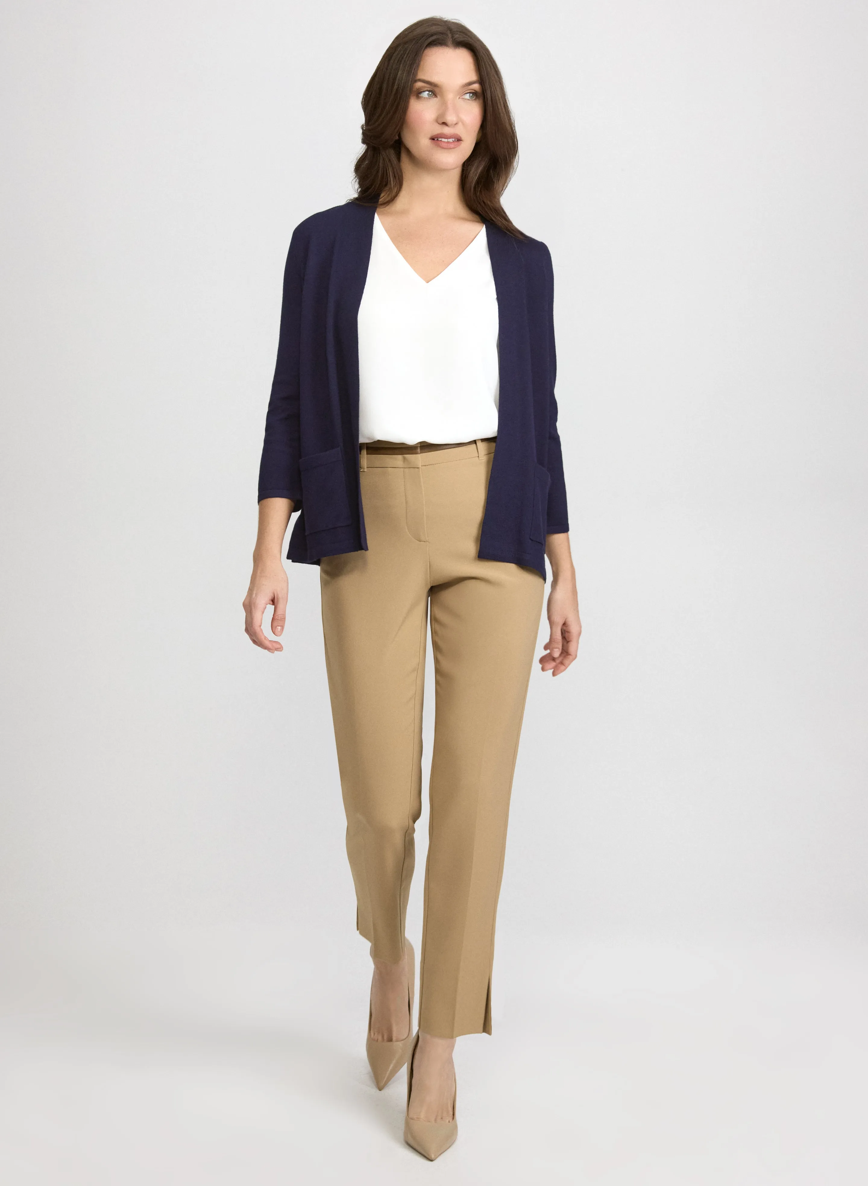 Knit Open-Front Cardigan sold by Laura product image thumbnail 4