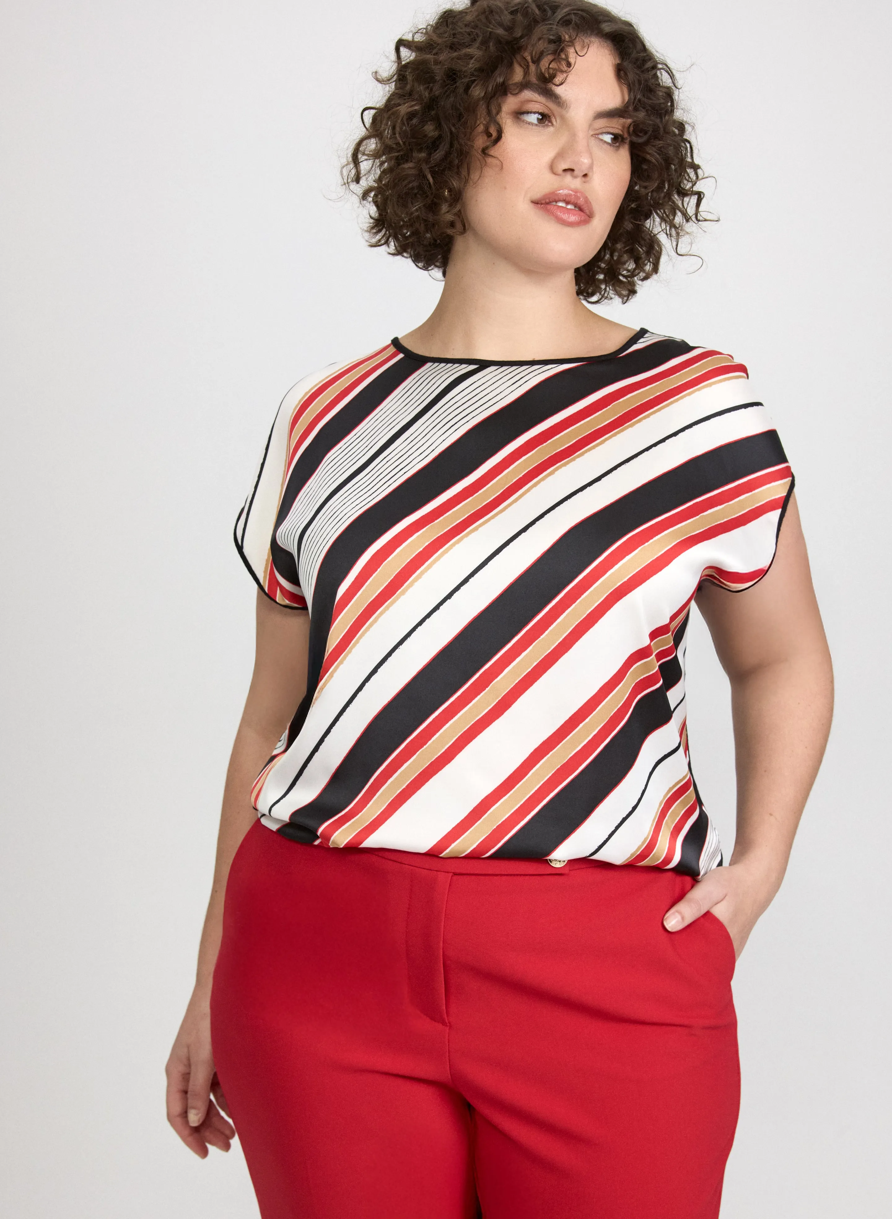 Stripe Front Top sold by Laura