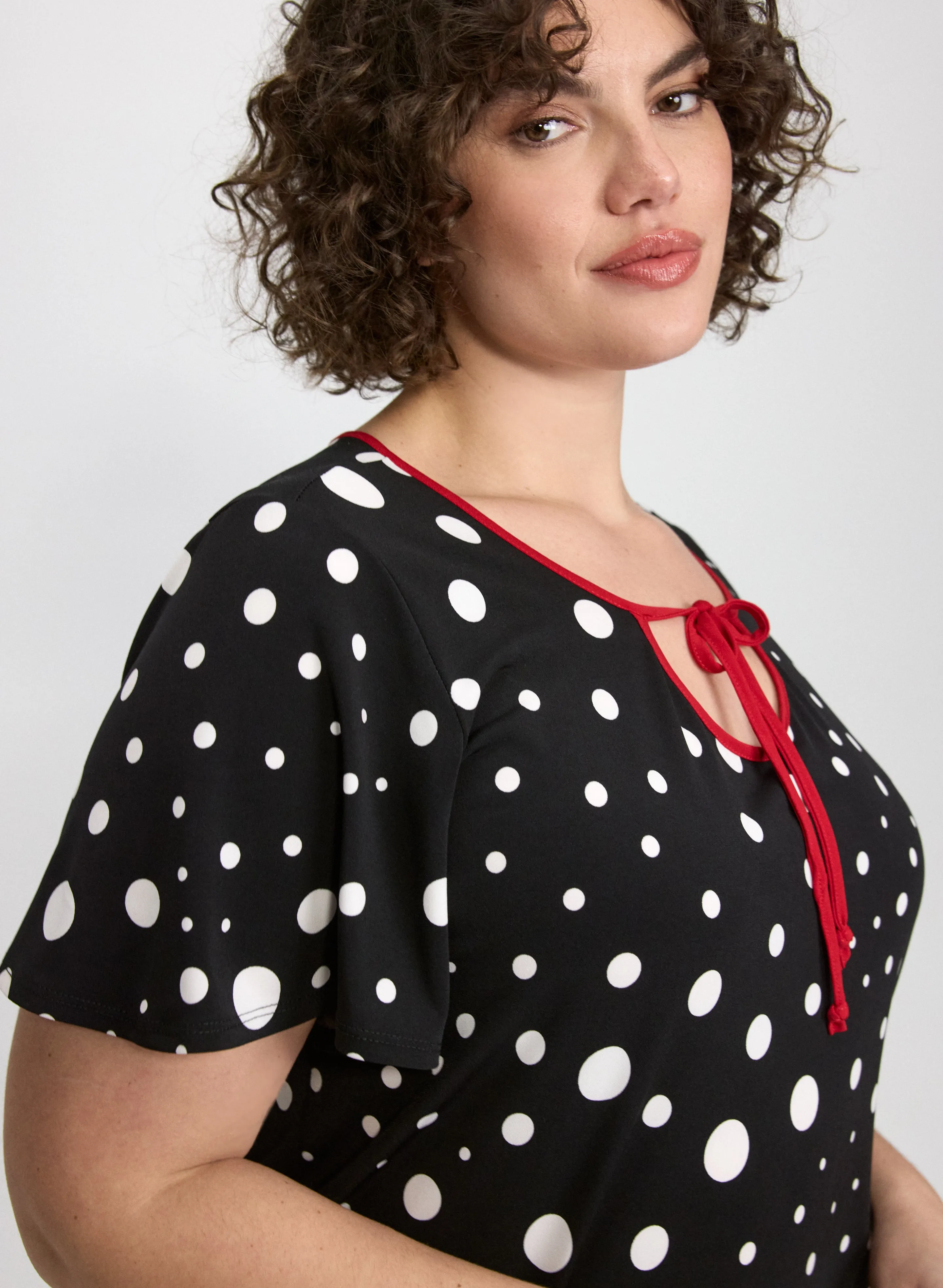Dot Print Nightgown sold by Laura product image thumbnail 5
