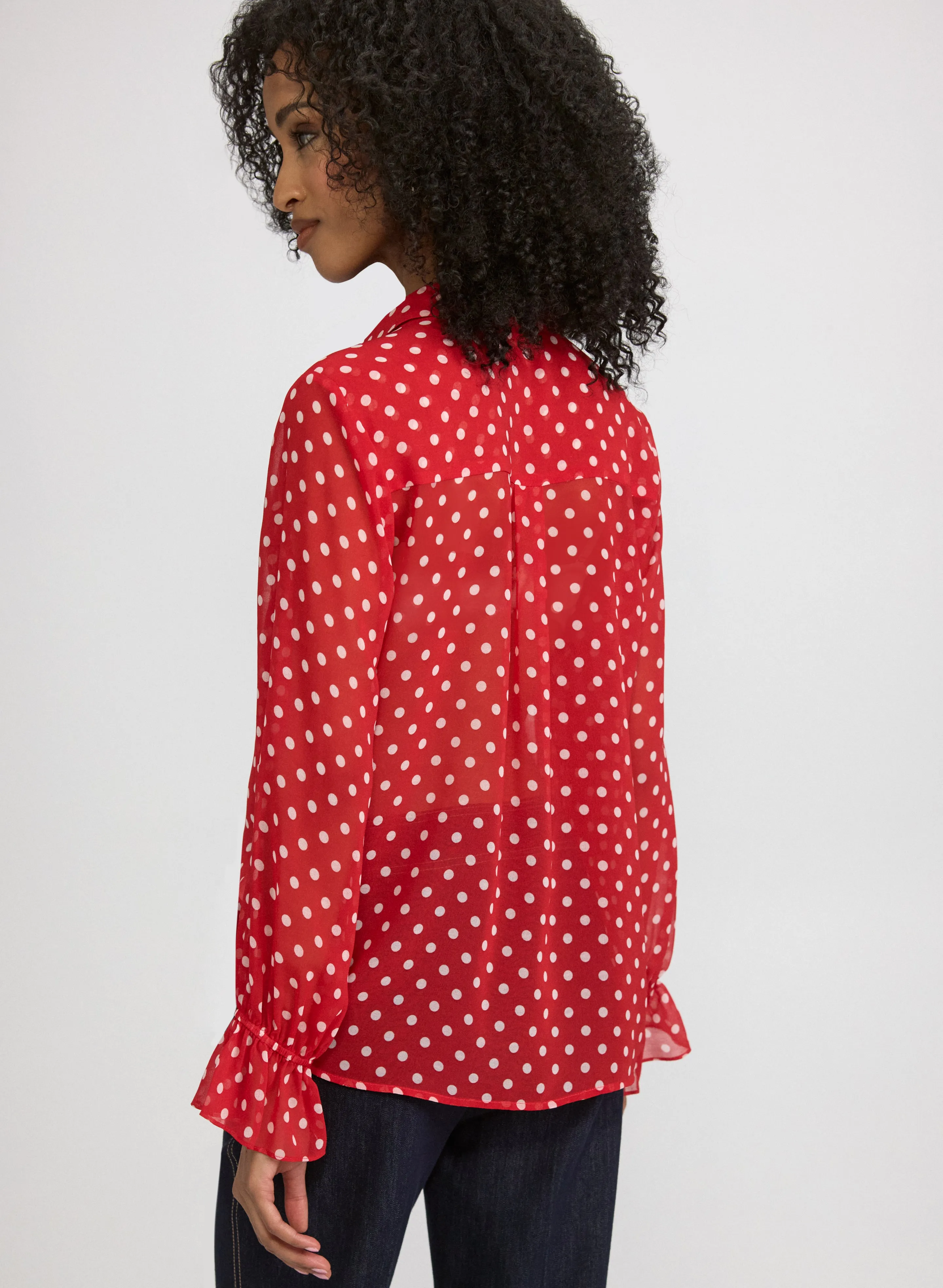 Polka Dot Print Blouse sold by Laura product image thumbnail 3