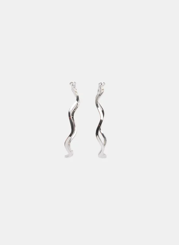 Wavy Hoop Earrings sold by Laura