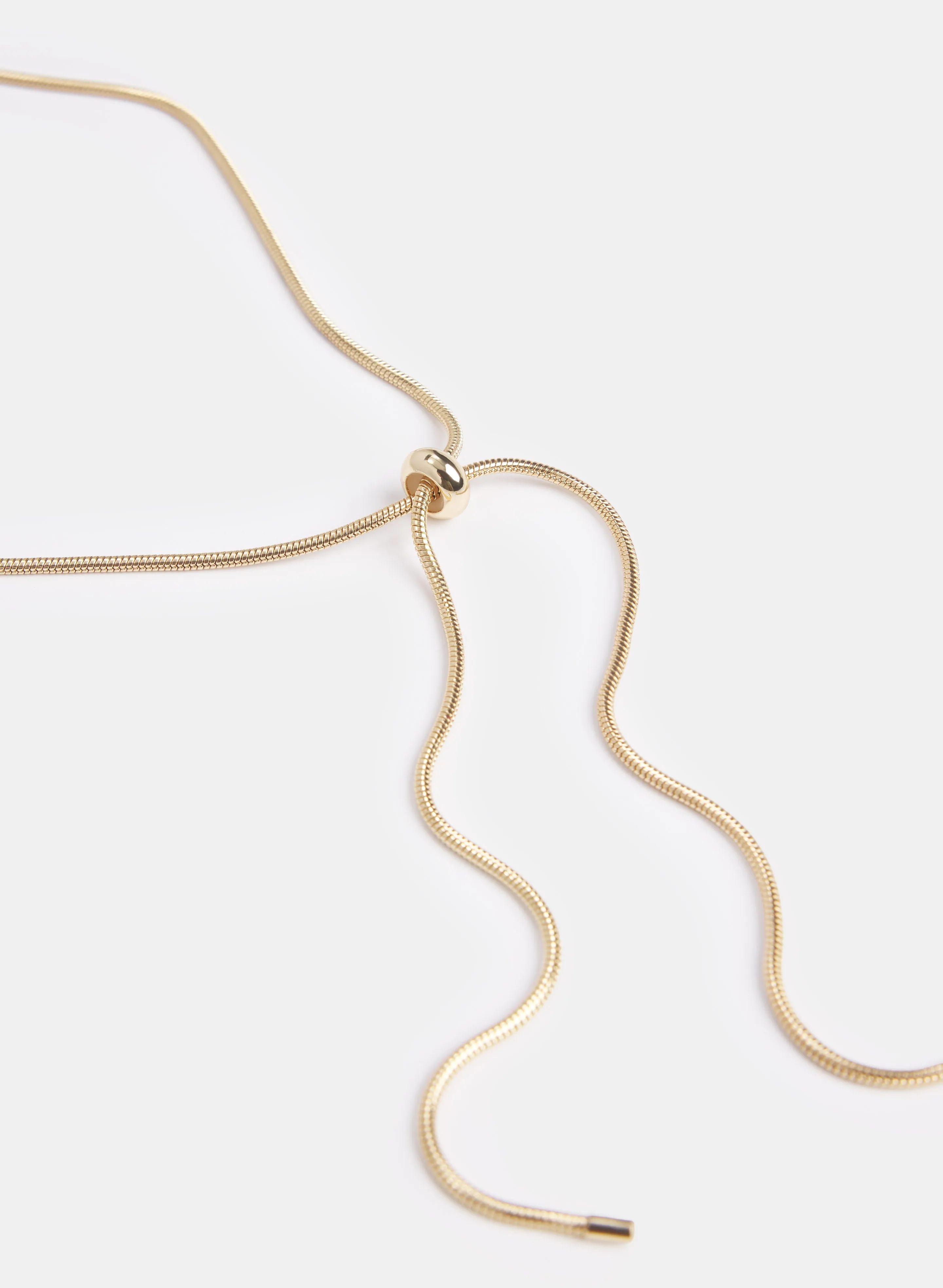 Two-Tone Geometric Pendant Necklace sold by Laura product image thumbnail 2