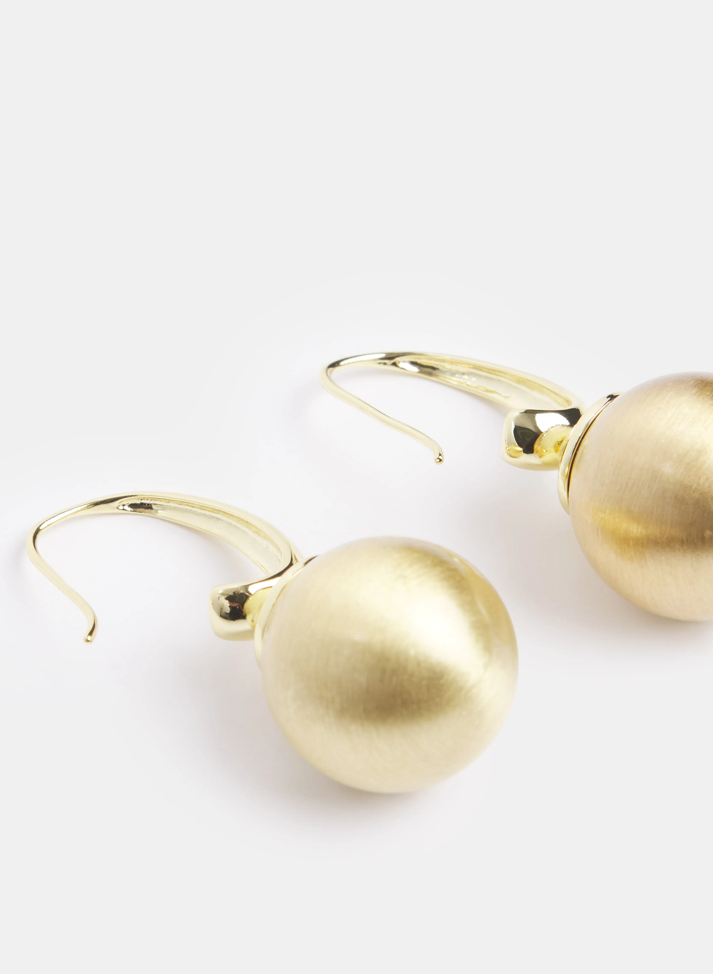 Metallic Ball Drop Earrings sold by Laura product image thumbnail 2