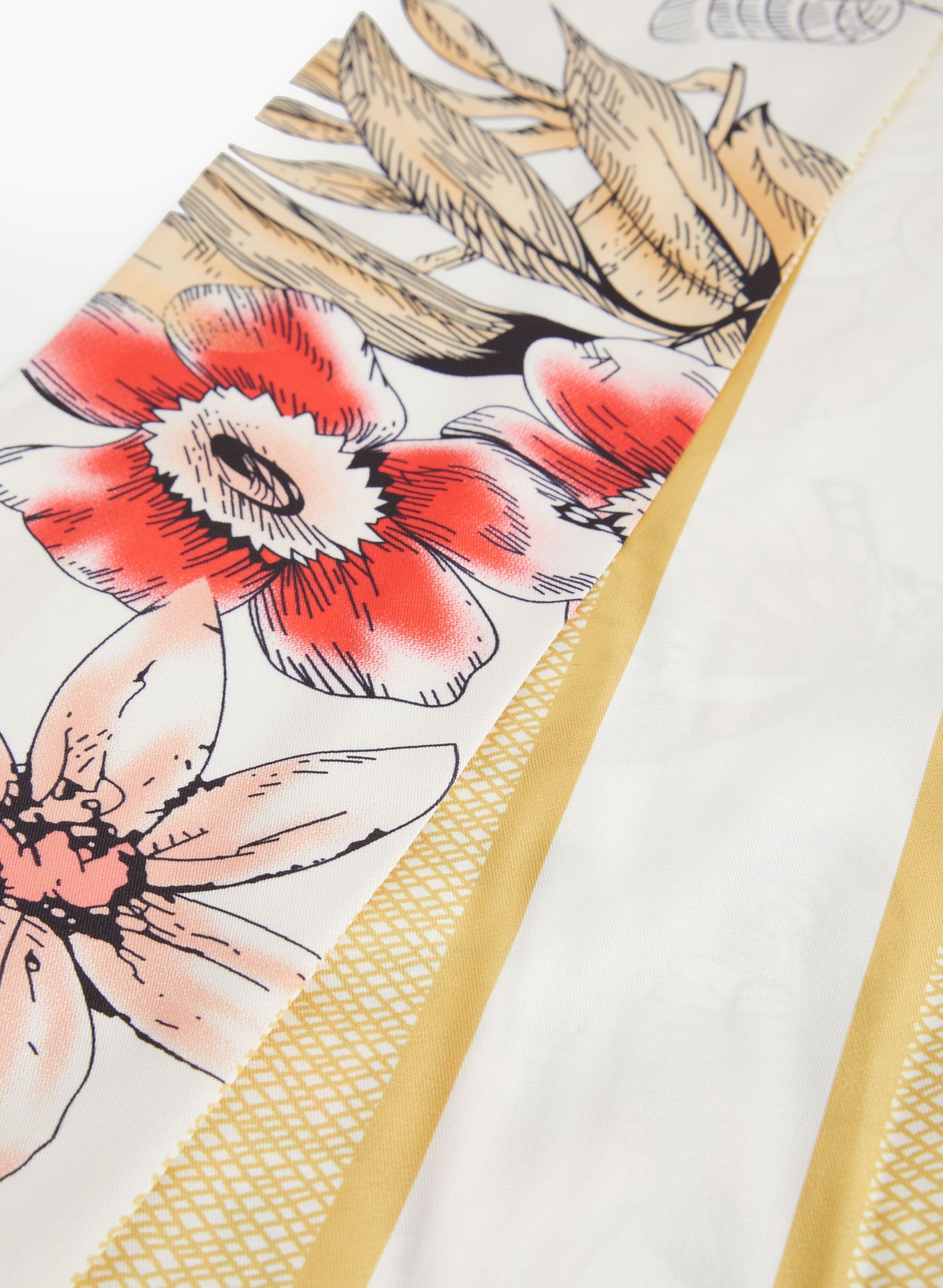 Butterfly & Floral Print Scarf sold by Laura product image thumbnail 3