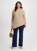 Asymmetric Drop Shoulder Top sold by Laura