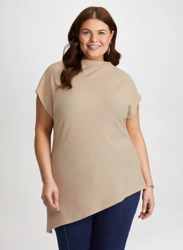Asymmetric Drop Shoulder Top sold by Laura