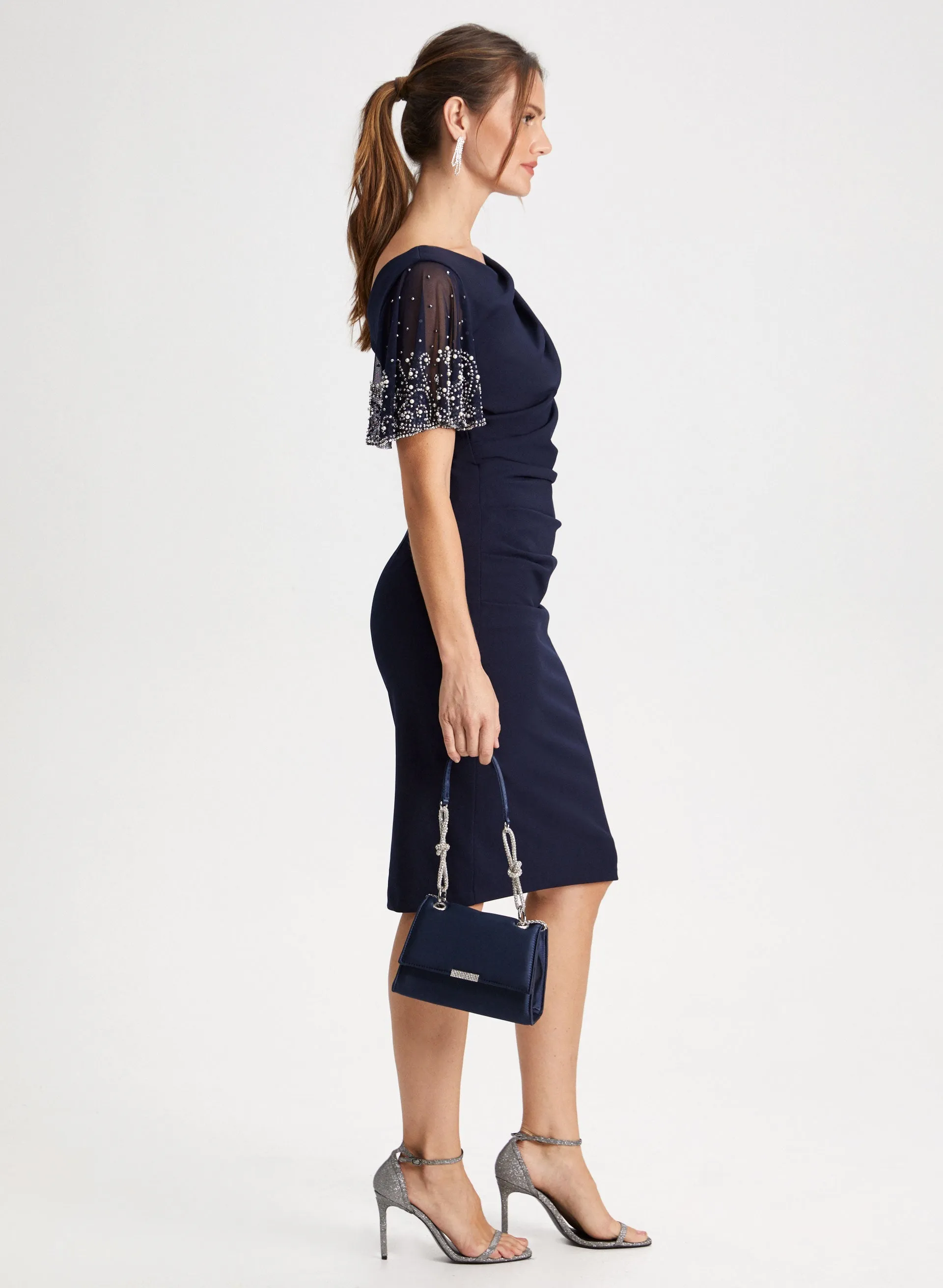 Beaded Sleeve Dress sold by Laura product image thumbnail 2