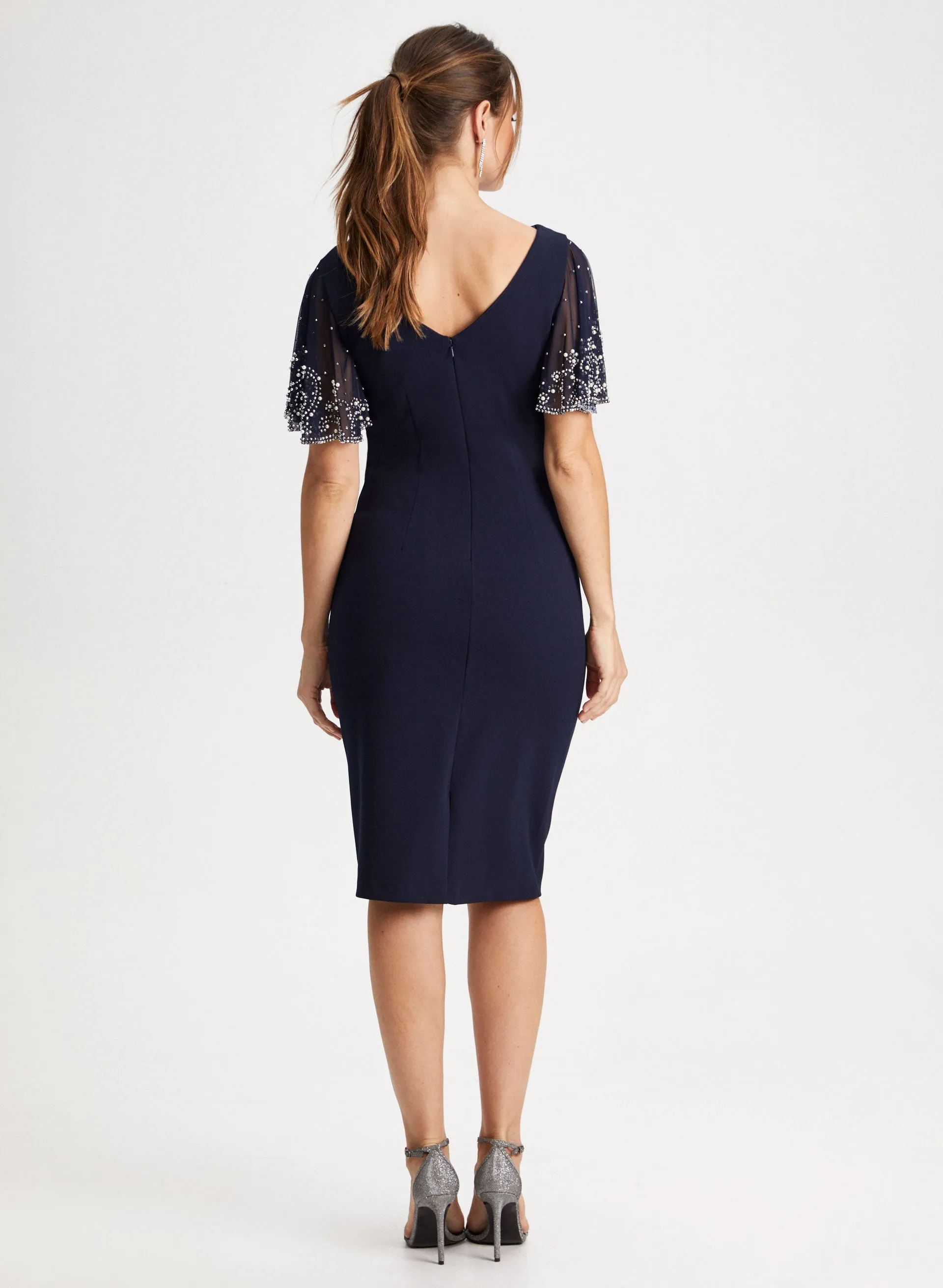 Beaded Sleeve Dress sold by Laura product image thumbnail 3