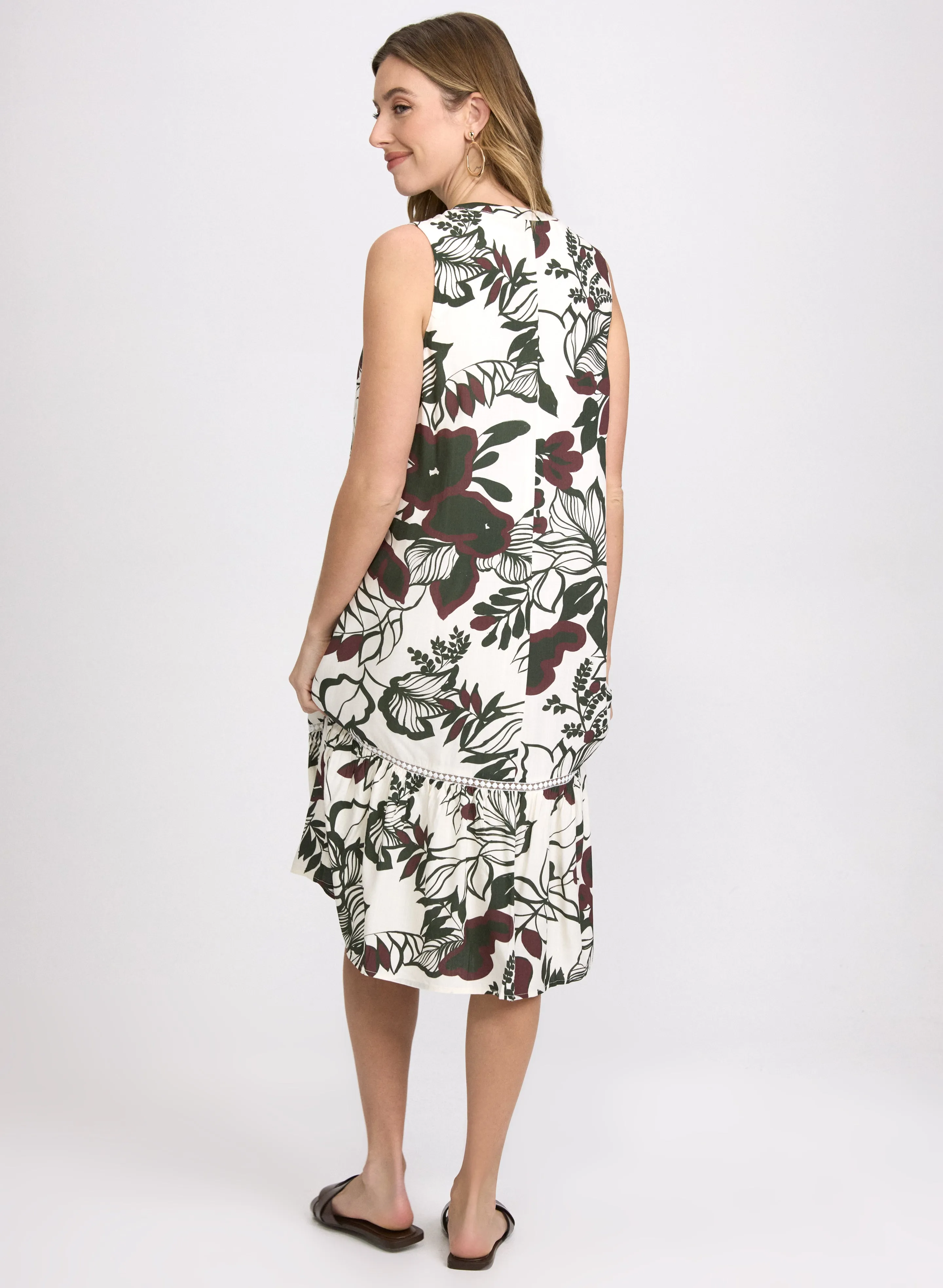 Floral Drop-Waist Dress sold by Laura product image thumbnail 4