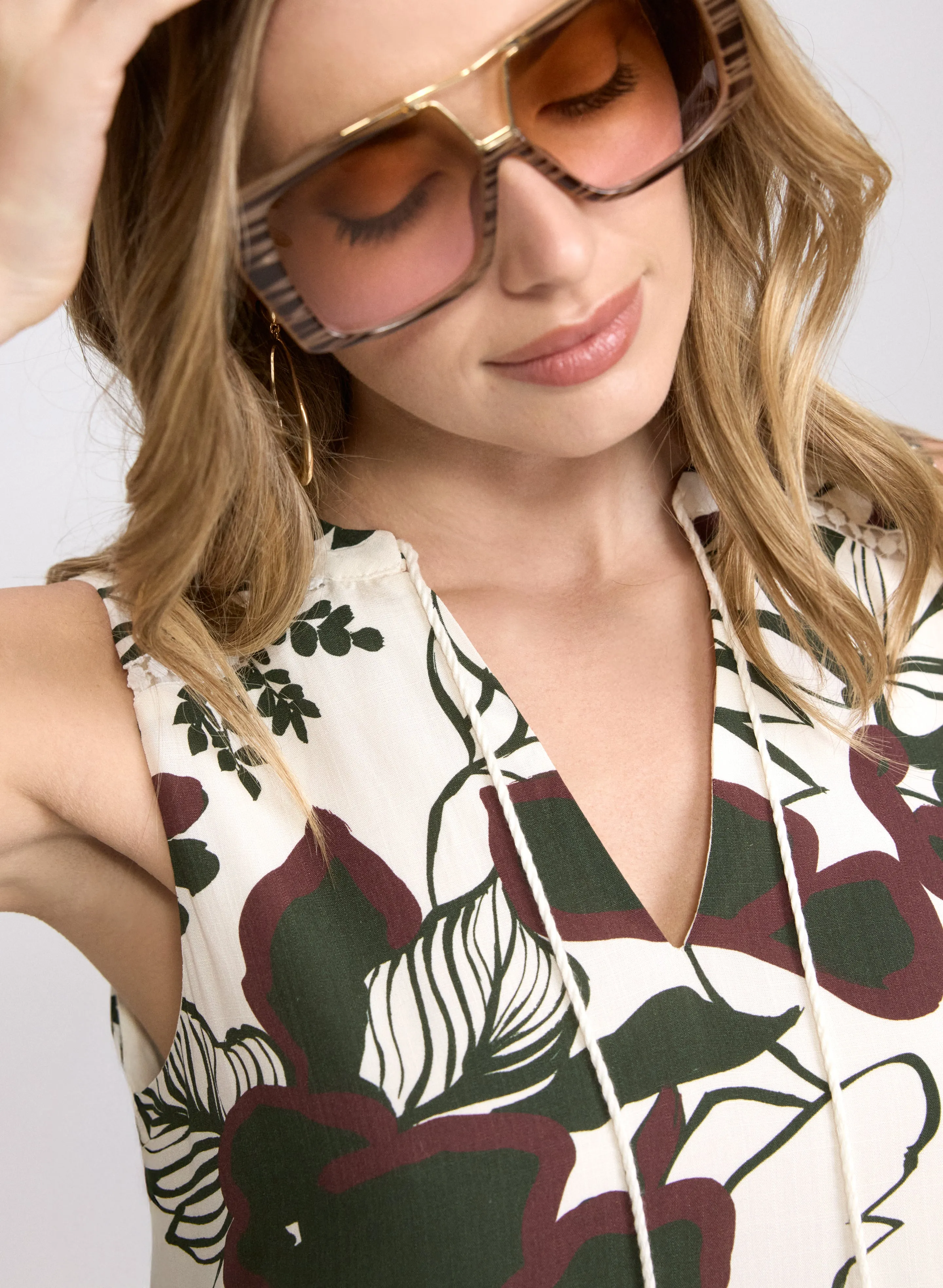 Floral Drop-Waist Dress sold by Laura product image thumbnail 2