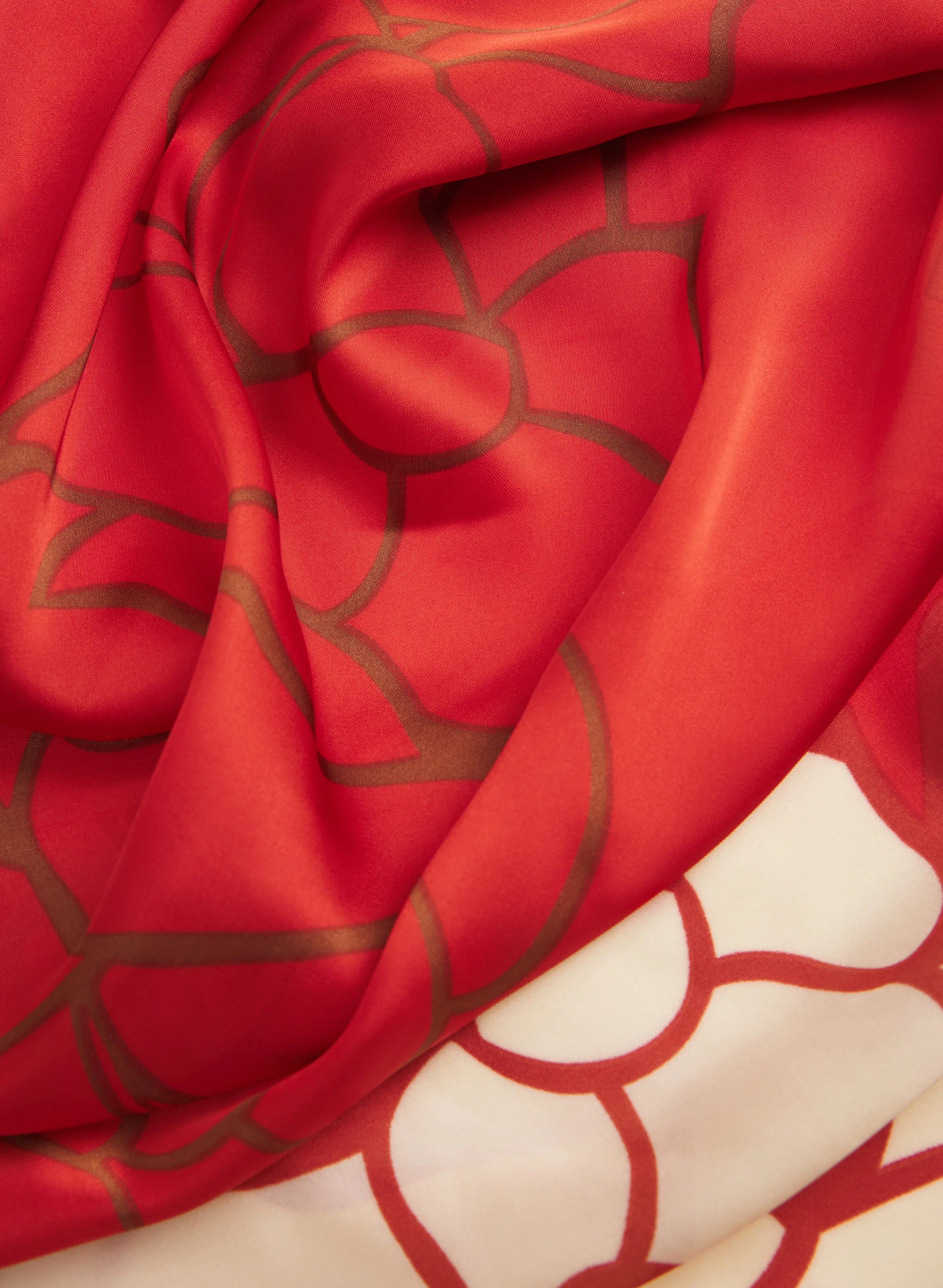 Floral Placement Print Scarf sold by Laura product image thumbnail 2