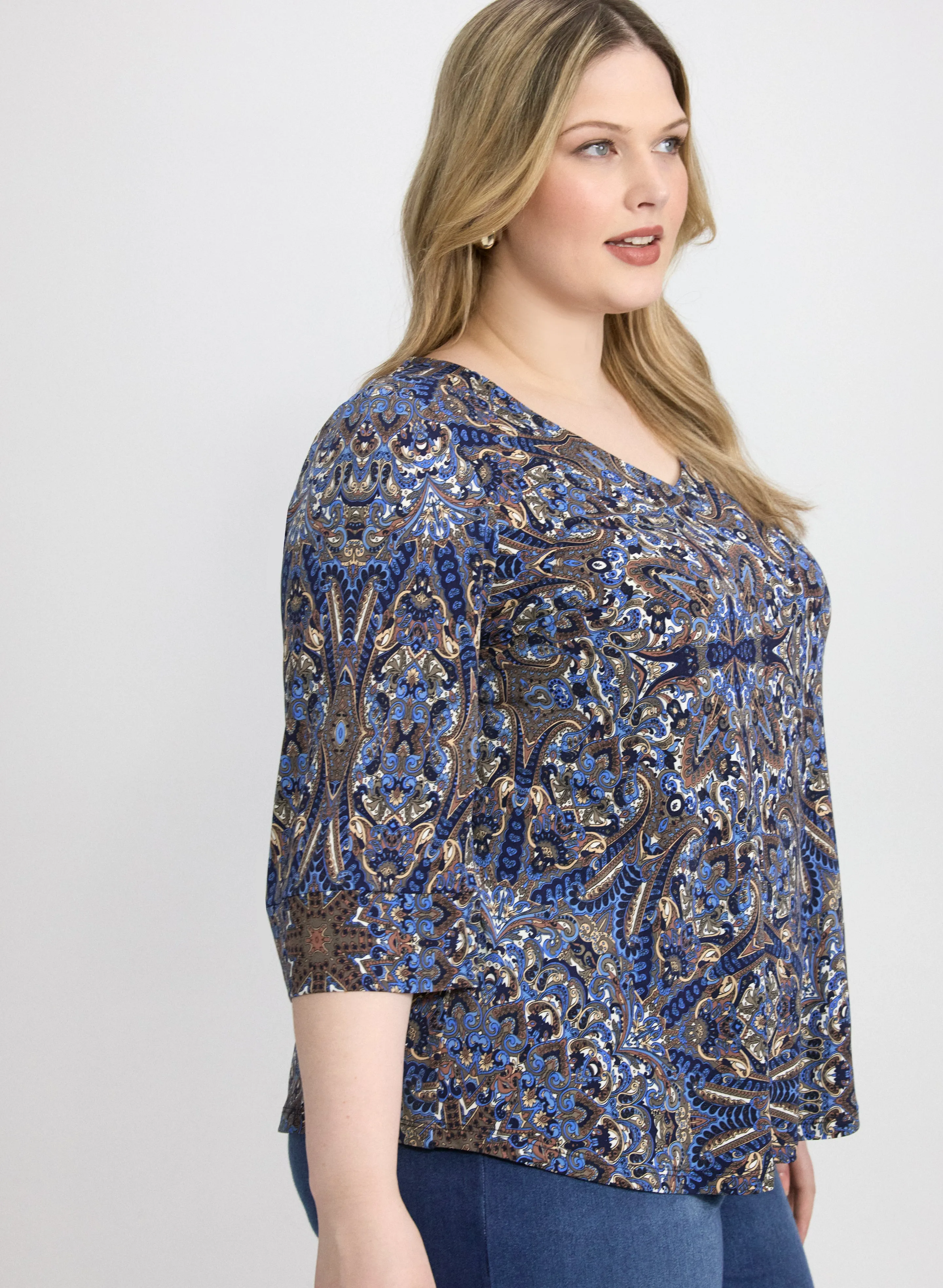 Paisley Print Tunic sold by Laura product image thumbnail 5