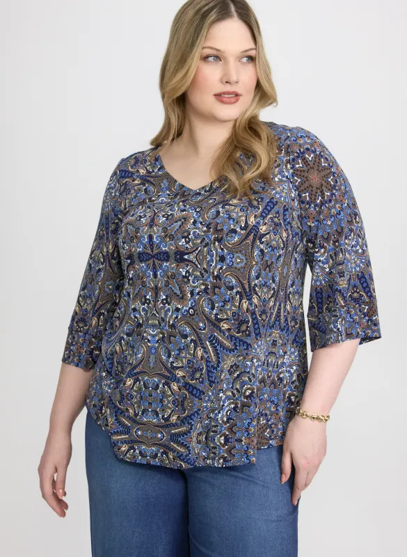 Paisley Print Tunic sold by Laura