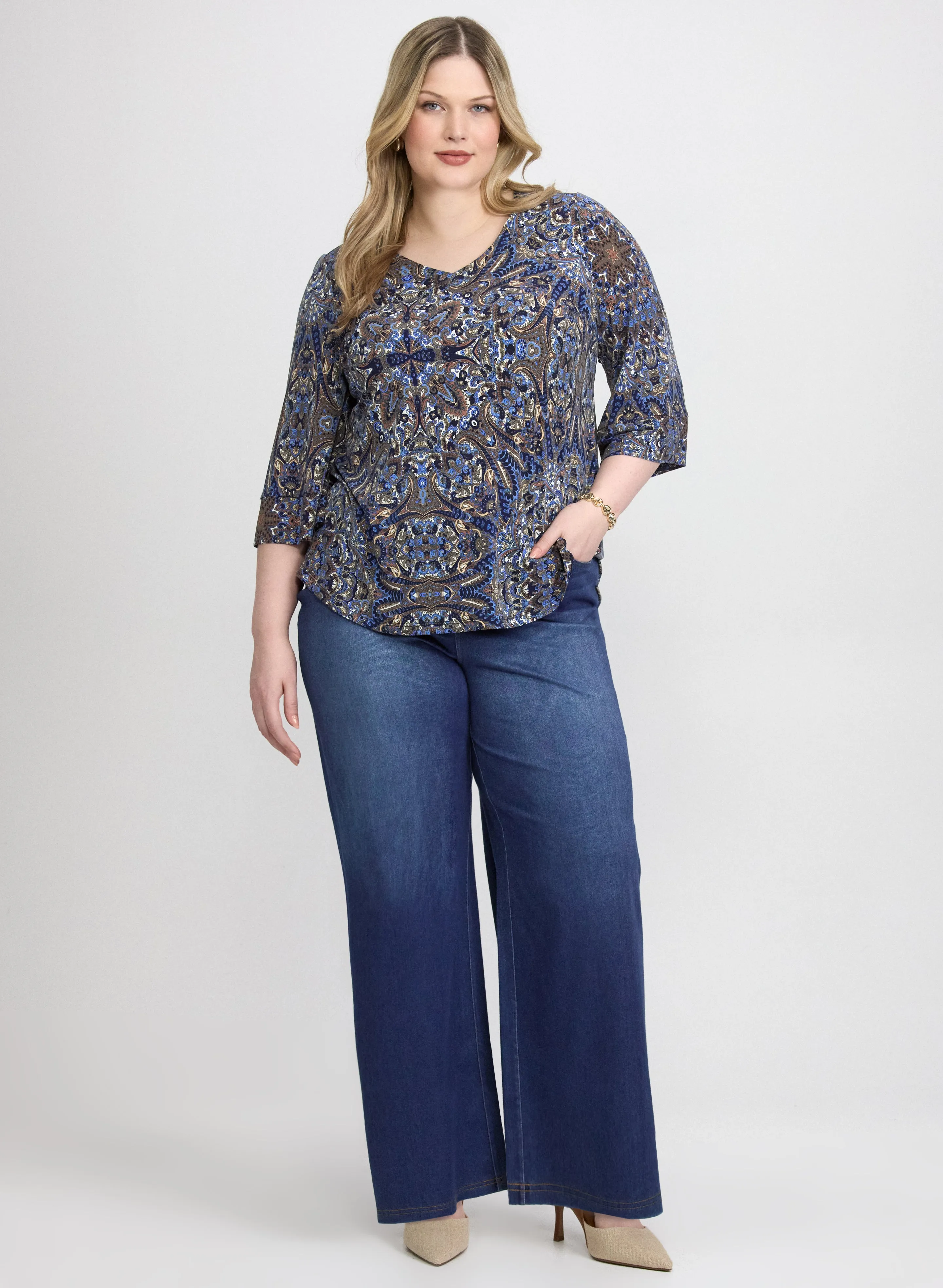 Paisley Print Tunic sold by Laura product image thumbnail 3