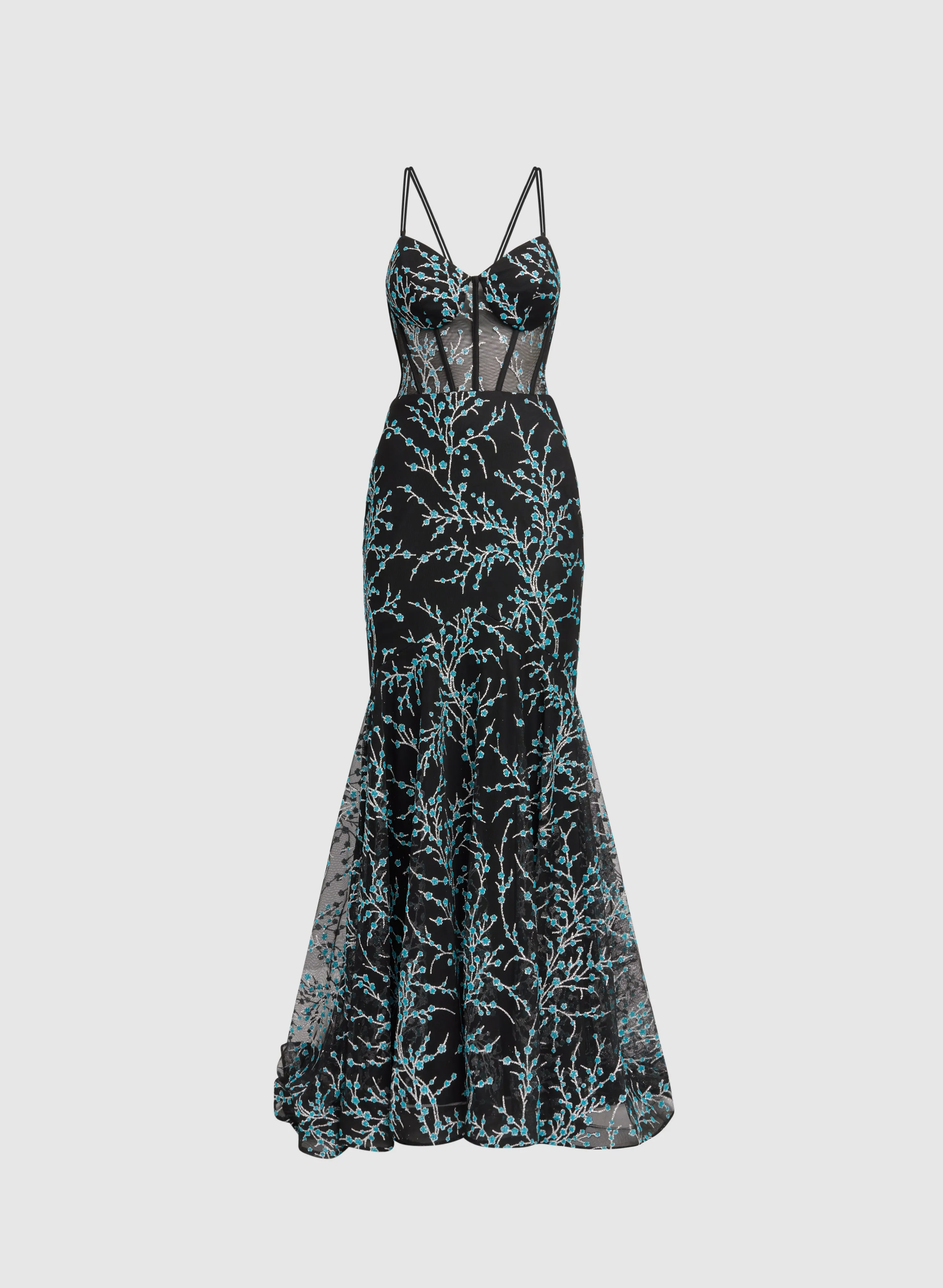 Glitter Floral Dress sold by Laura product image thumbnail 5