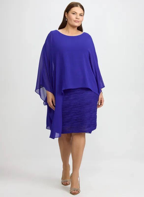 Joseph Ribkoff - Layered Textured Dress sold by Laura