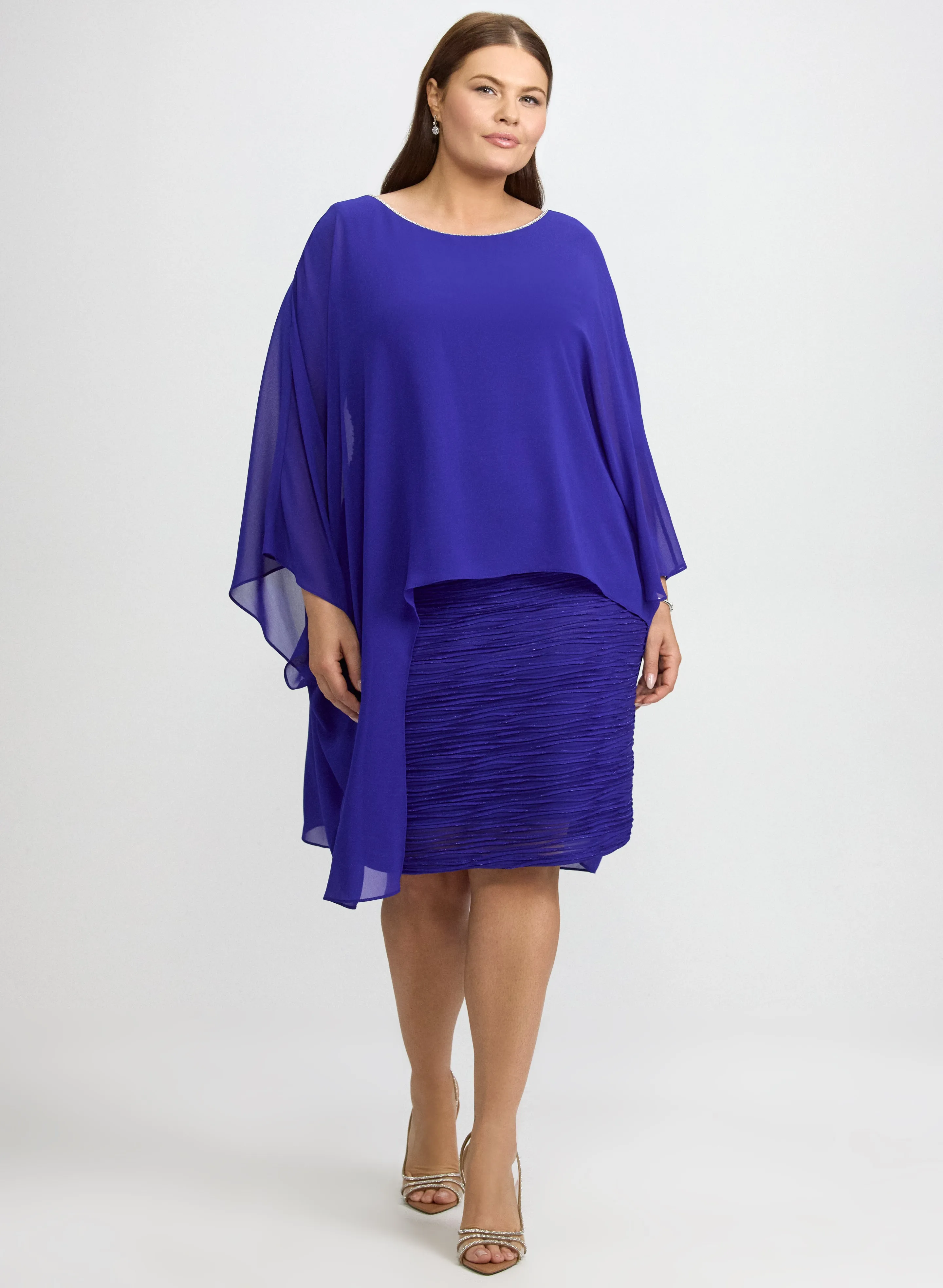 Joseph Ribkoff - Layered Textured Dress sold by Laura