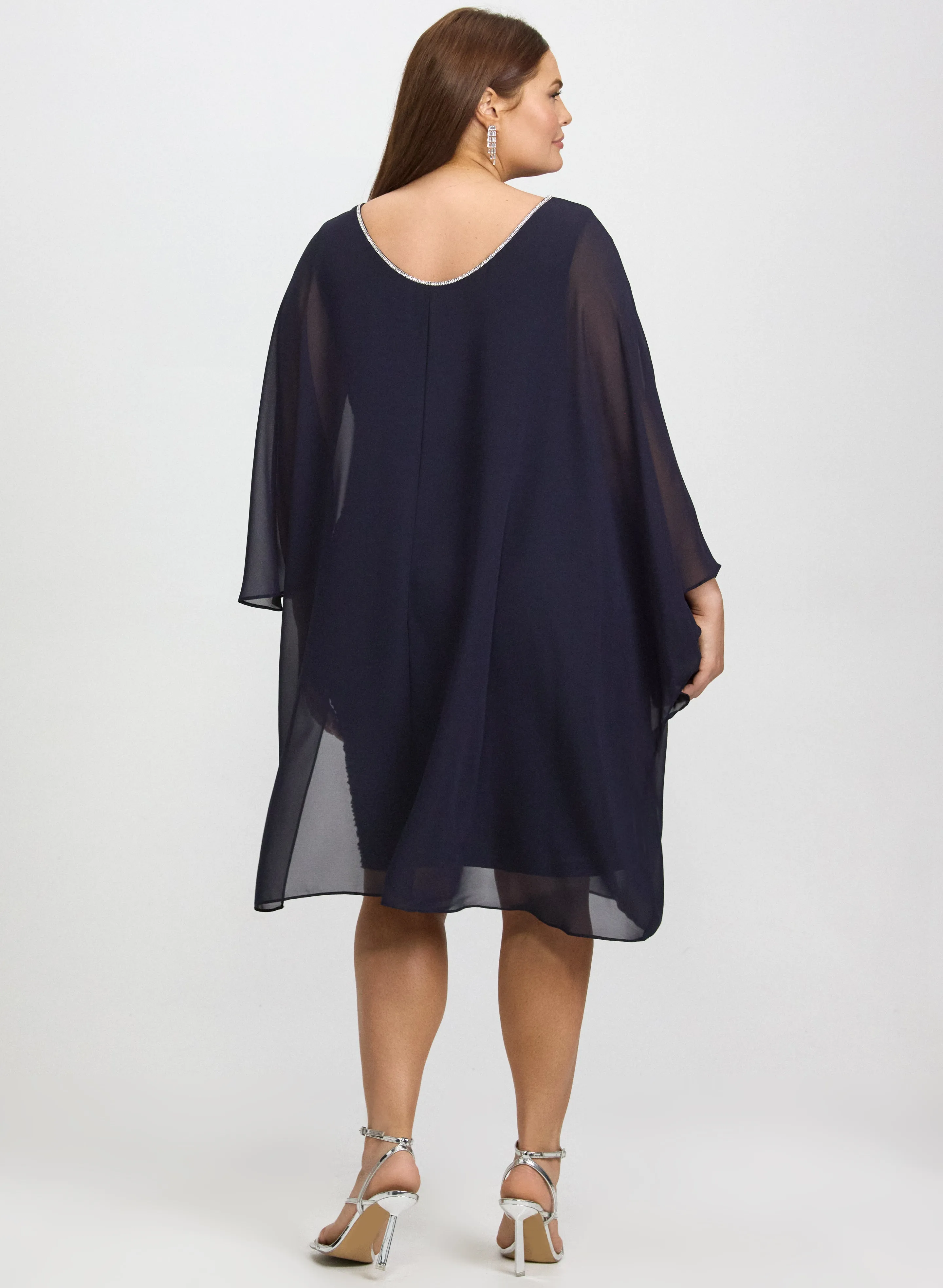 Joseph Ribkoff - Layered Textured Dress sold by Laura product image thumbnail 2