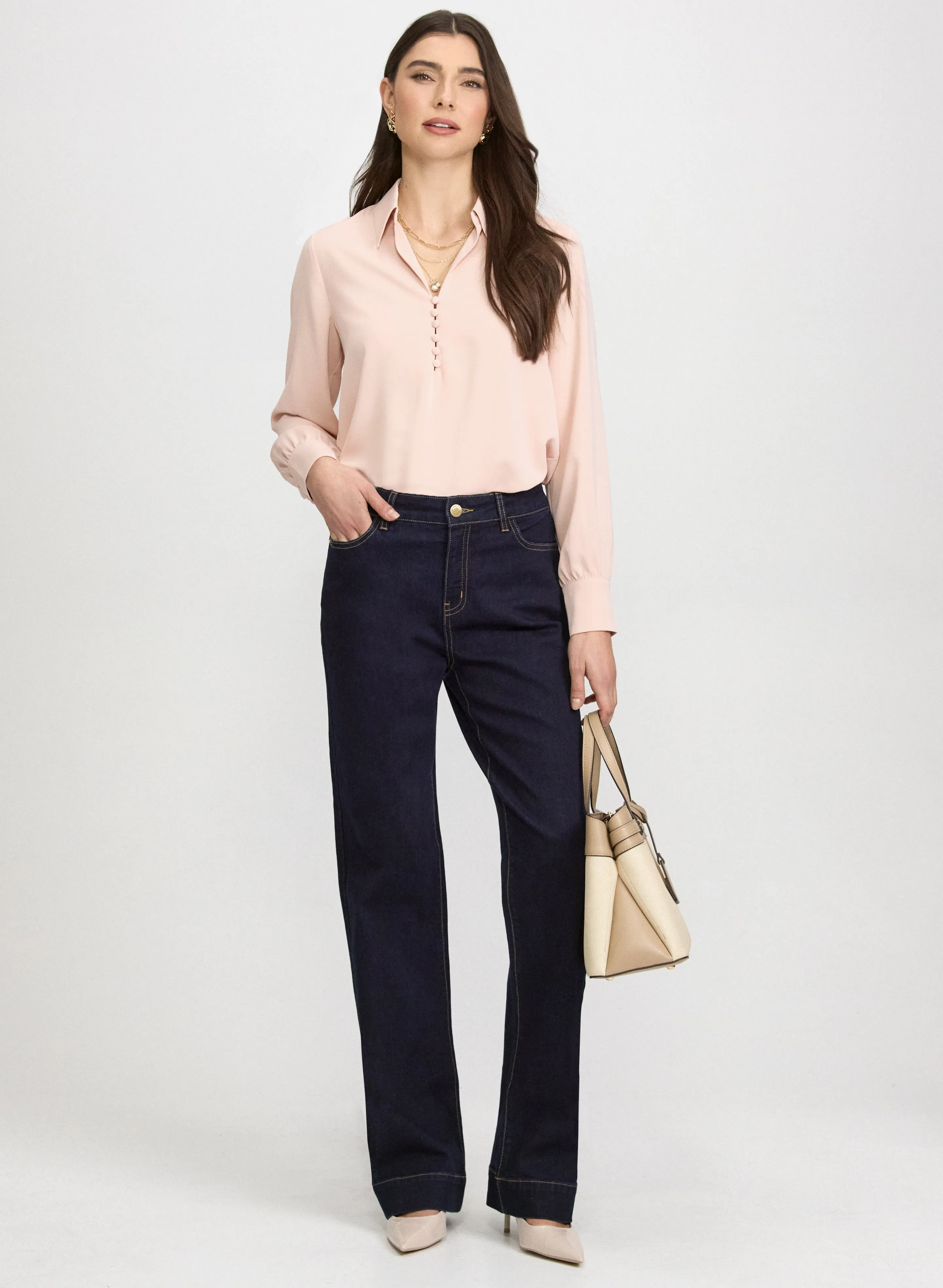 Half-Button Blouse sold by Laura product image thumbnail 3