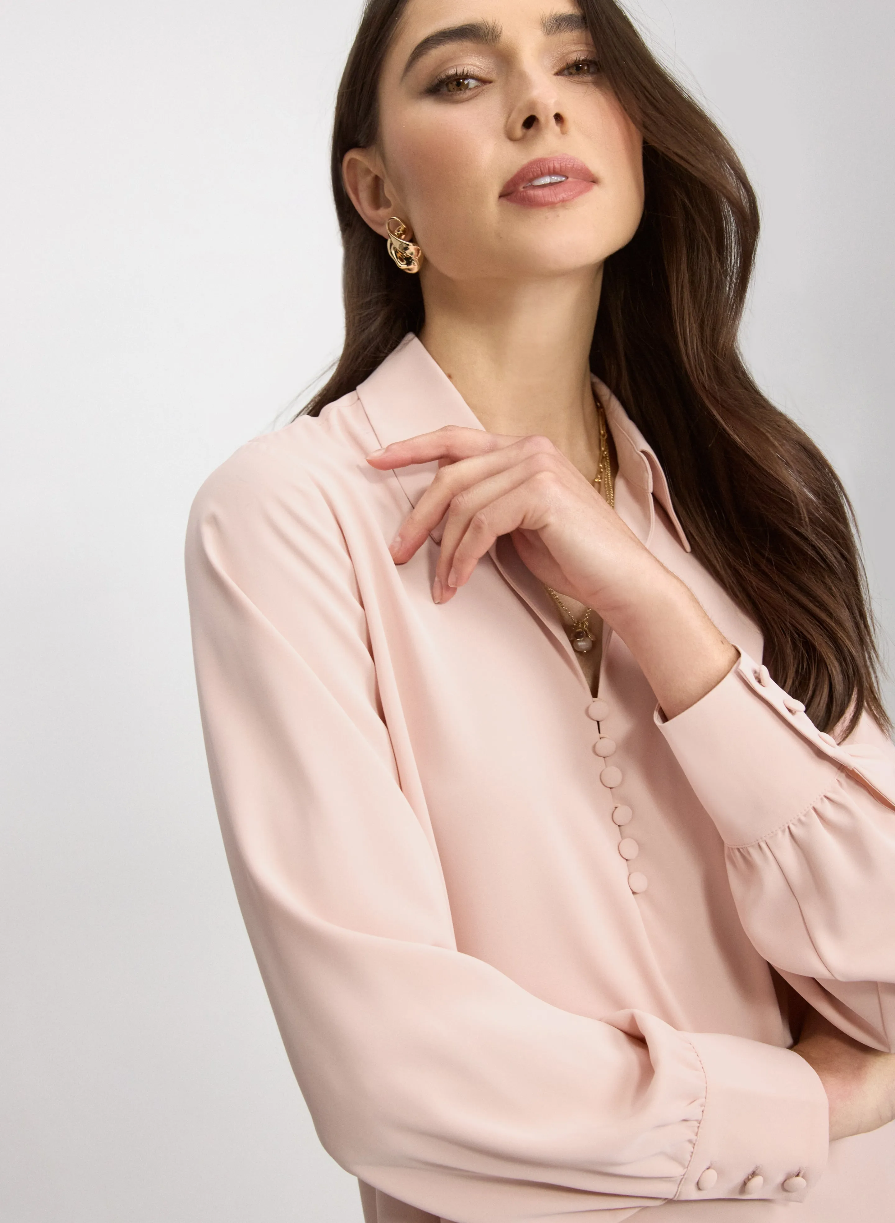 Half-Button Blouse sold by Laura product image thumbnail 2