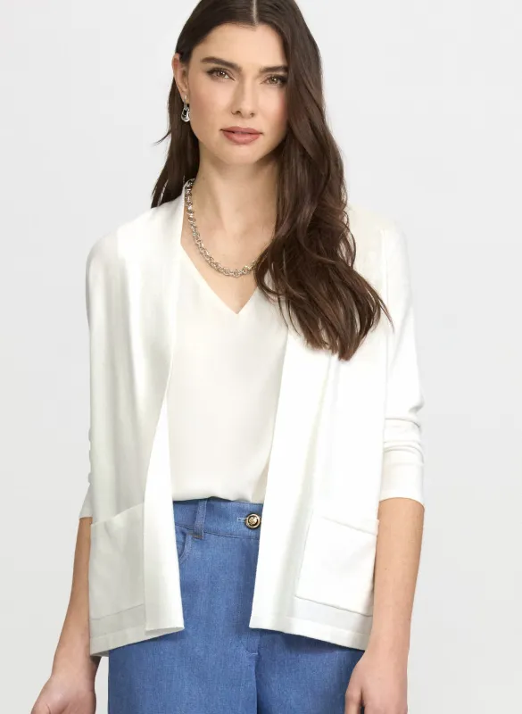 Knit Open-Front Cardigan sold by Laura