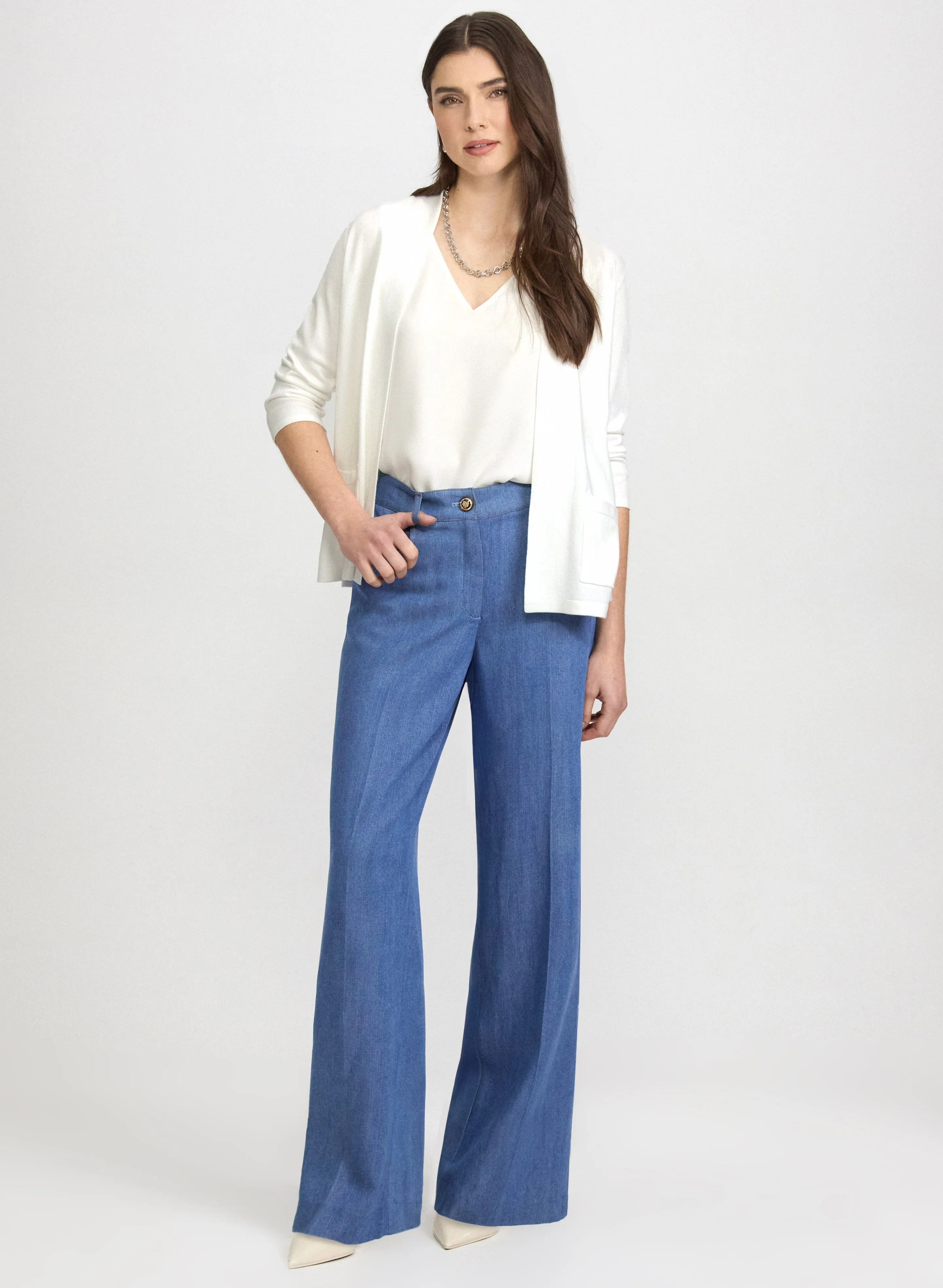 Knit Open-Front Cardigan sold by Laura product image thumbnail 4