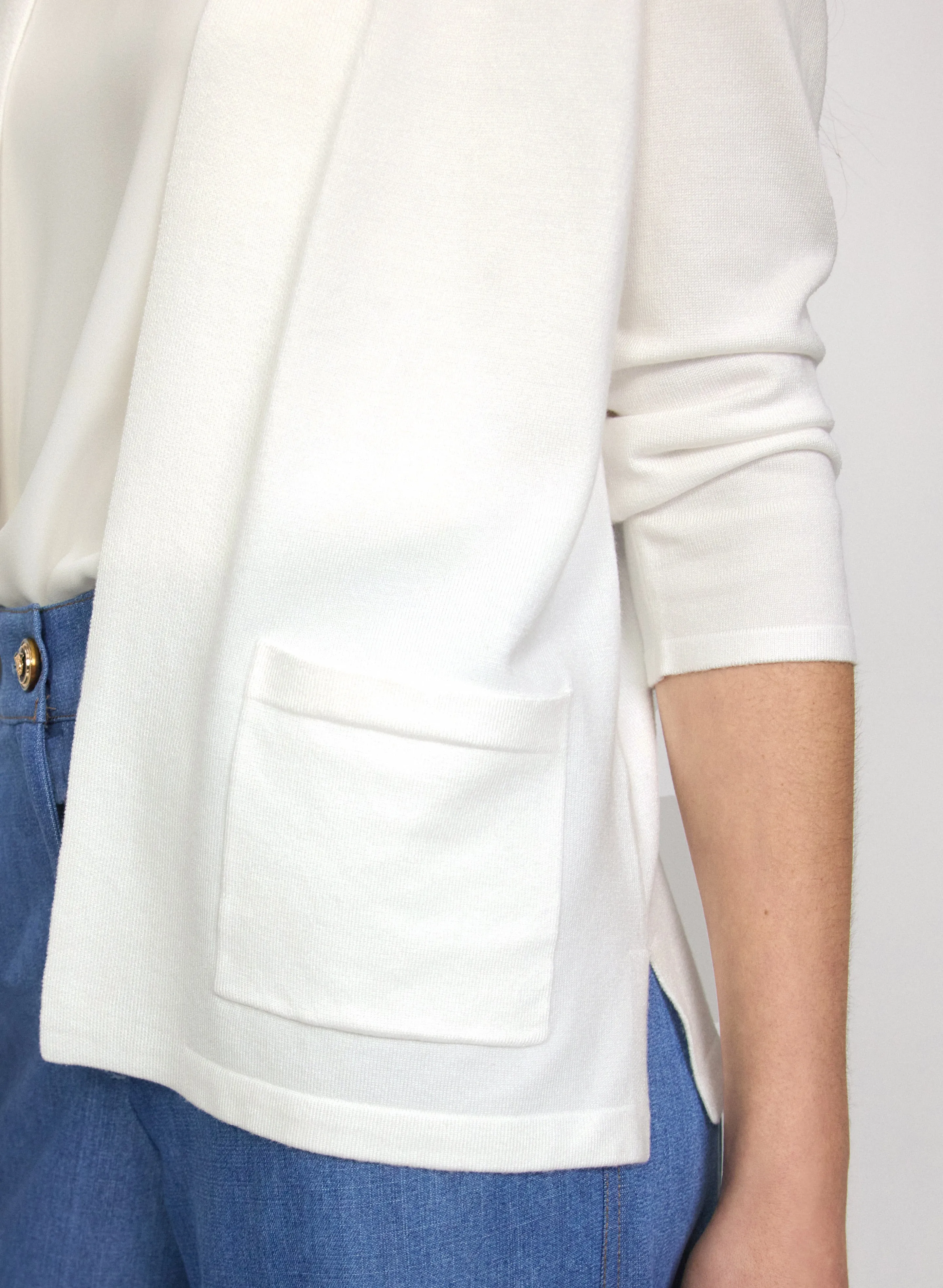 Knit Open-Front Cardigan sold by Laura product image thumbnail 5