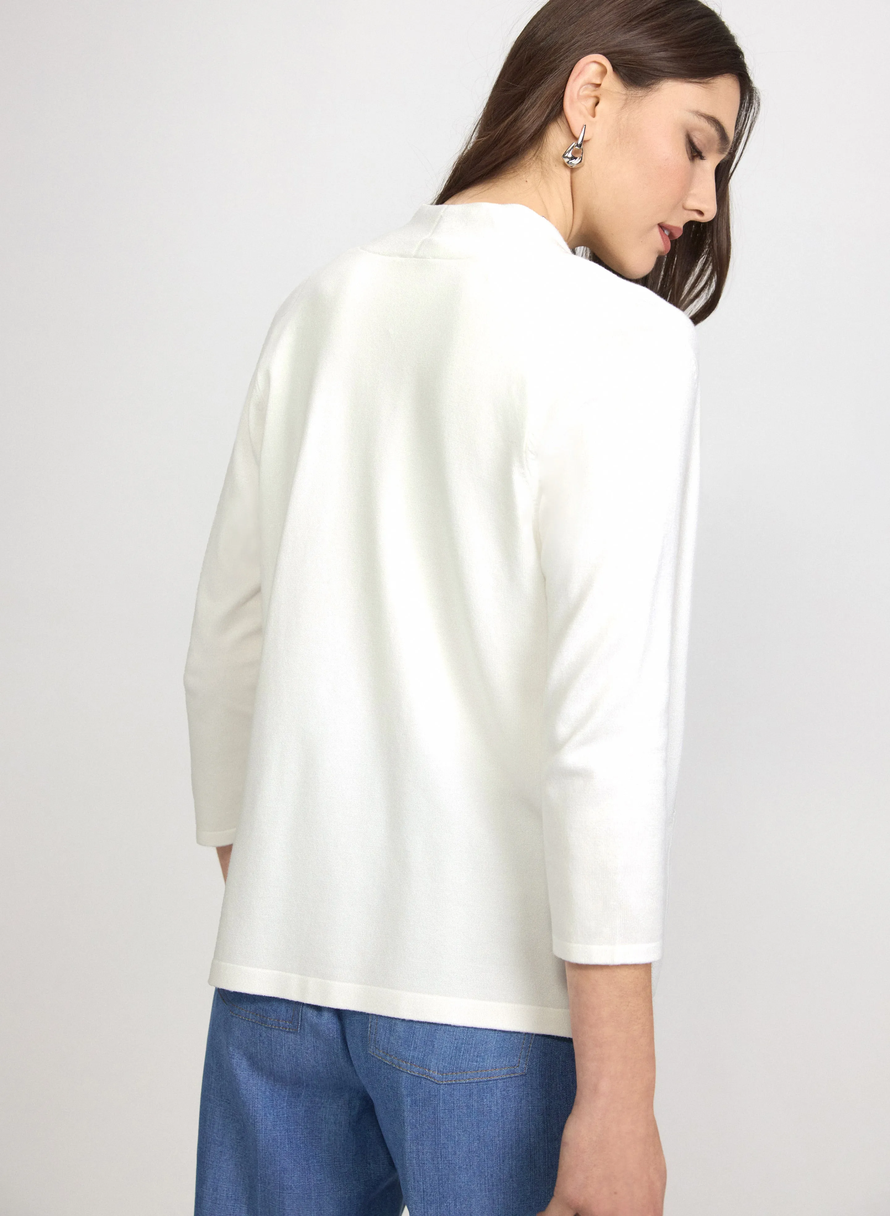 Knit Open-Front Cardigan sold by Laura product image thumbnail 3