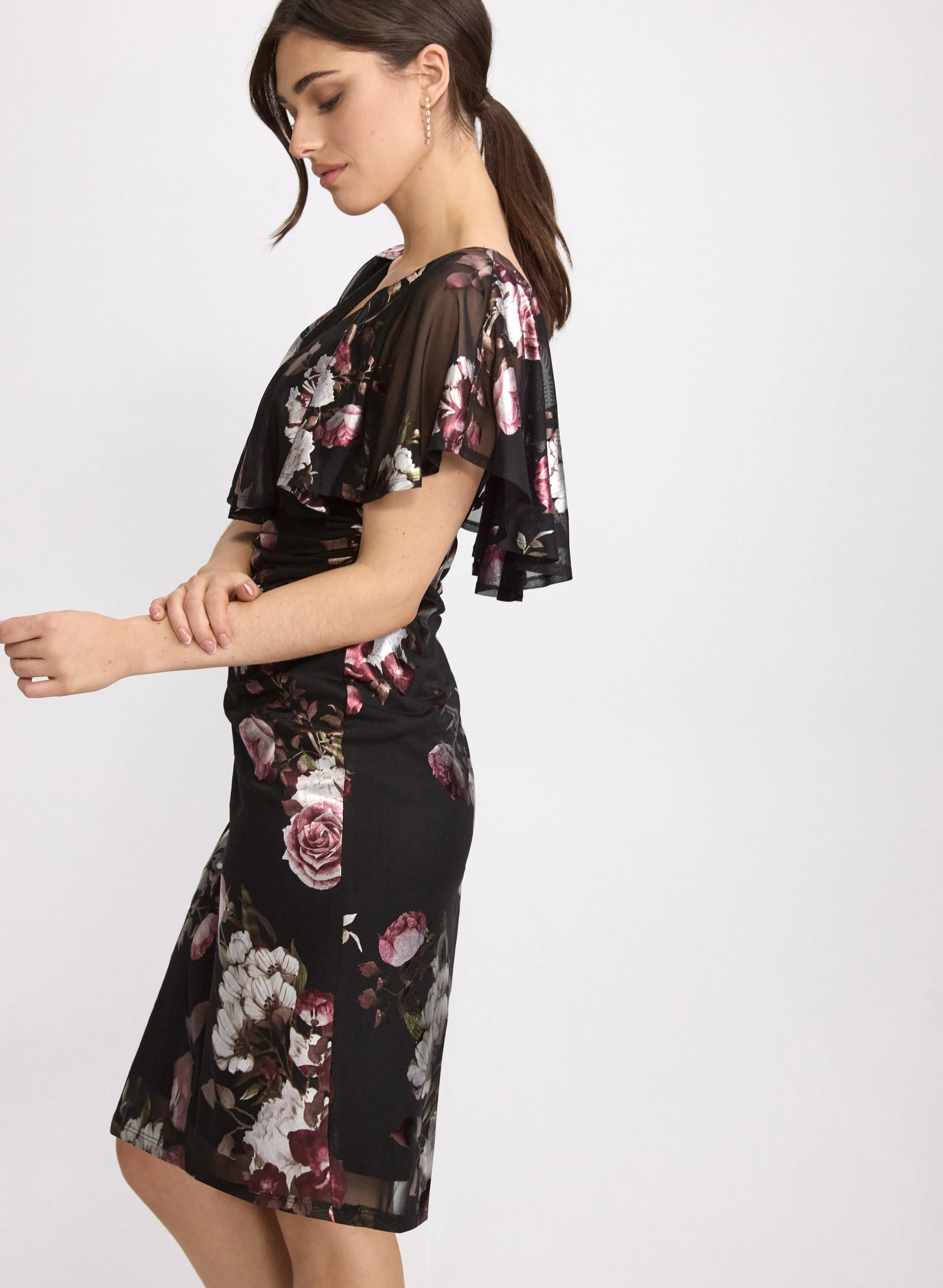 Floral Capelet Dress sold by Laura product image thumbnail 5