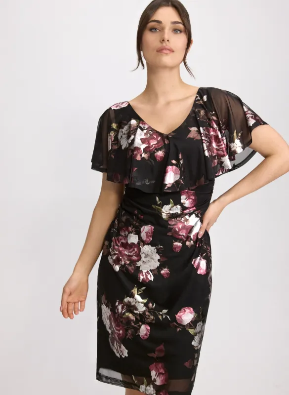 Floral Capelet Dress sold by Laura