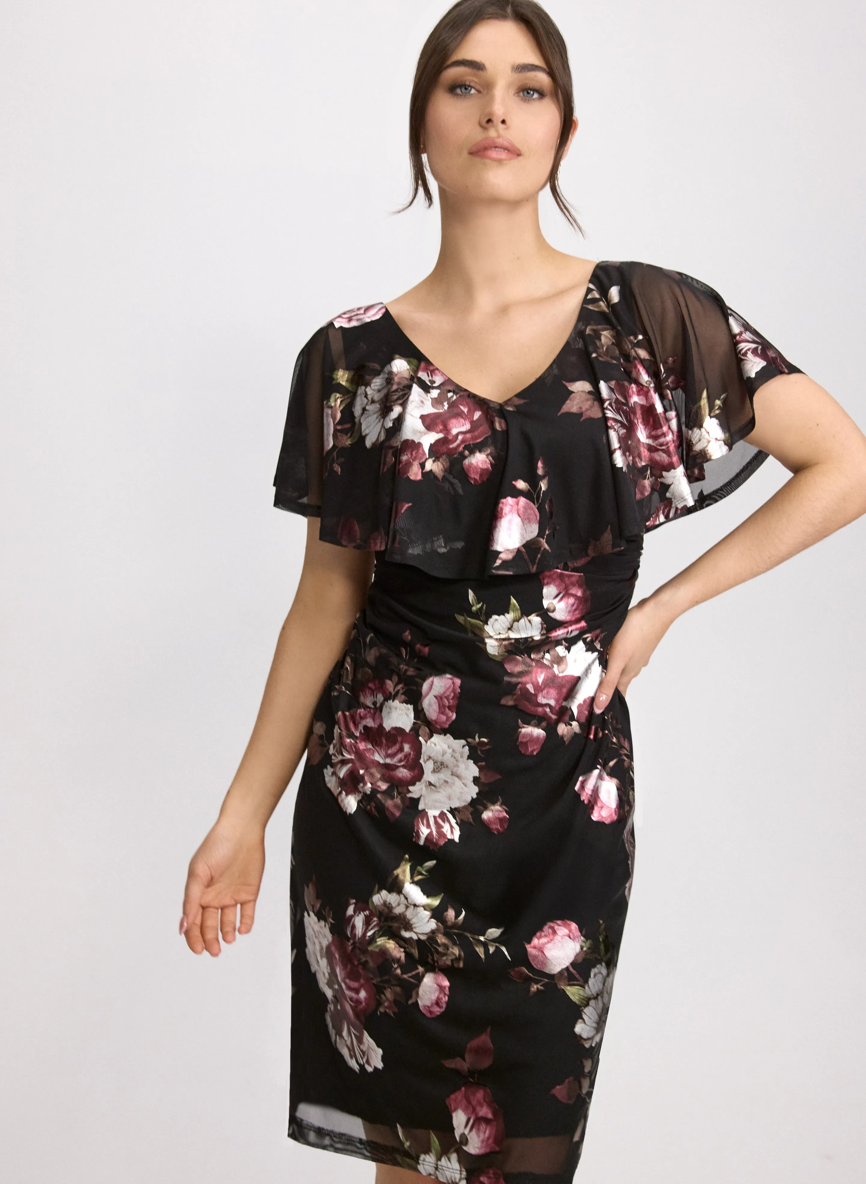 Floral Capelet Dress sold by Laura