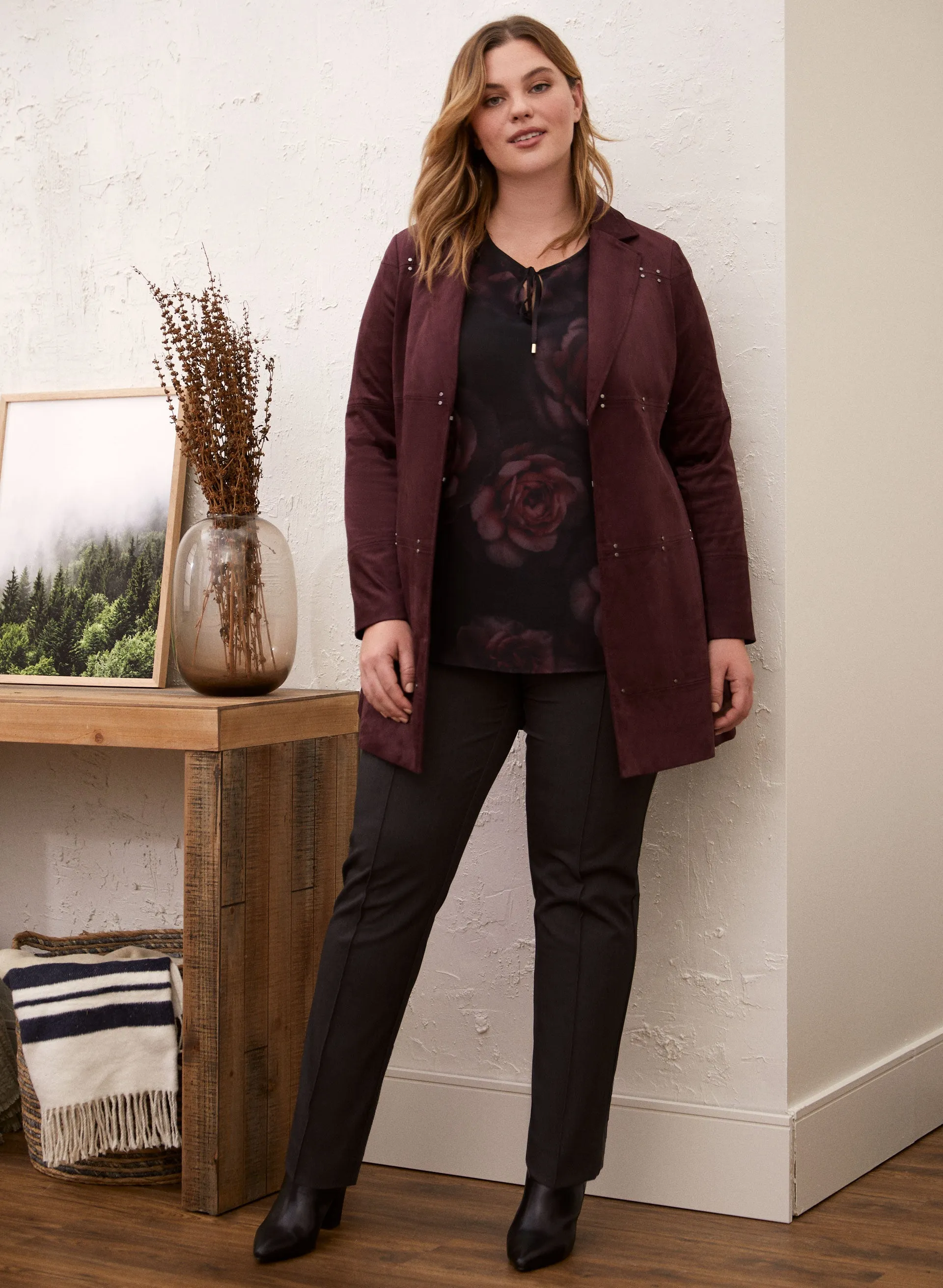 Long Notch Collar Jacket sold by Laura product image thumbnail 3