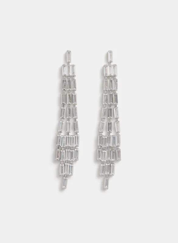 Baguette Chandelier Earrings made by Laura