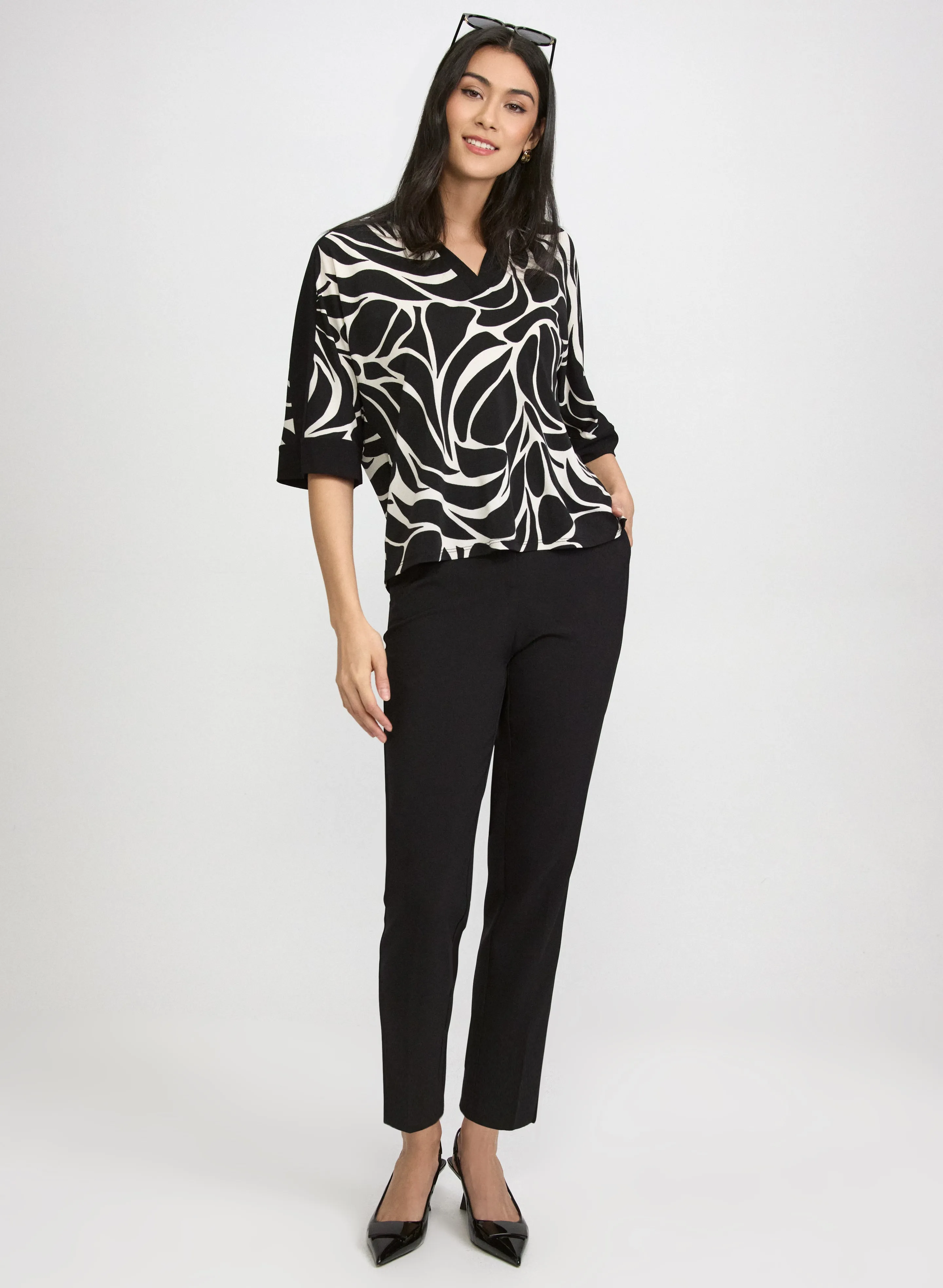 Elbow Sleeve Top sold by Laura product image thumbnail 4