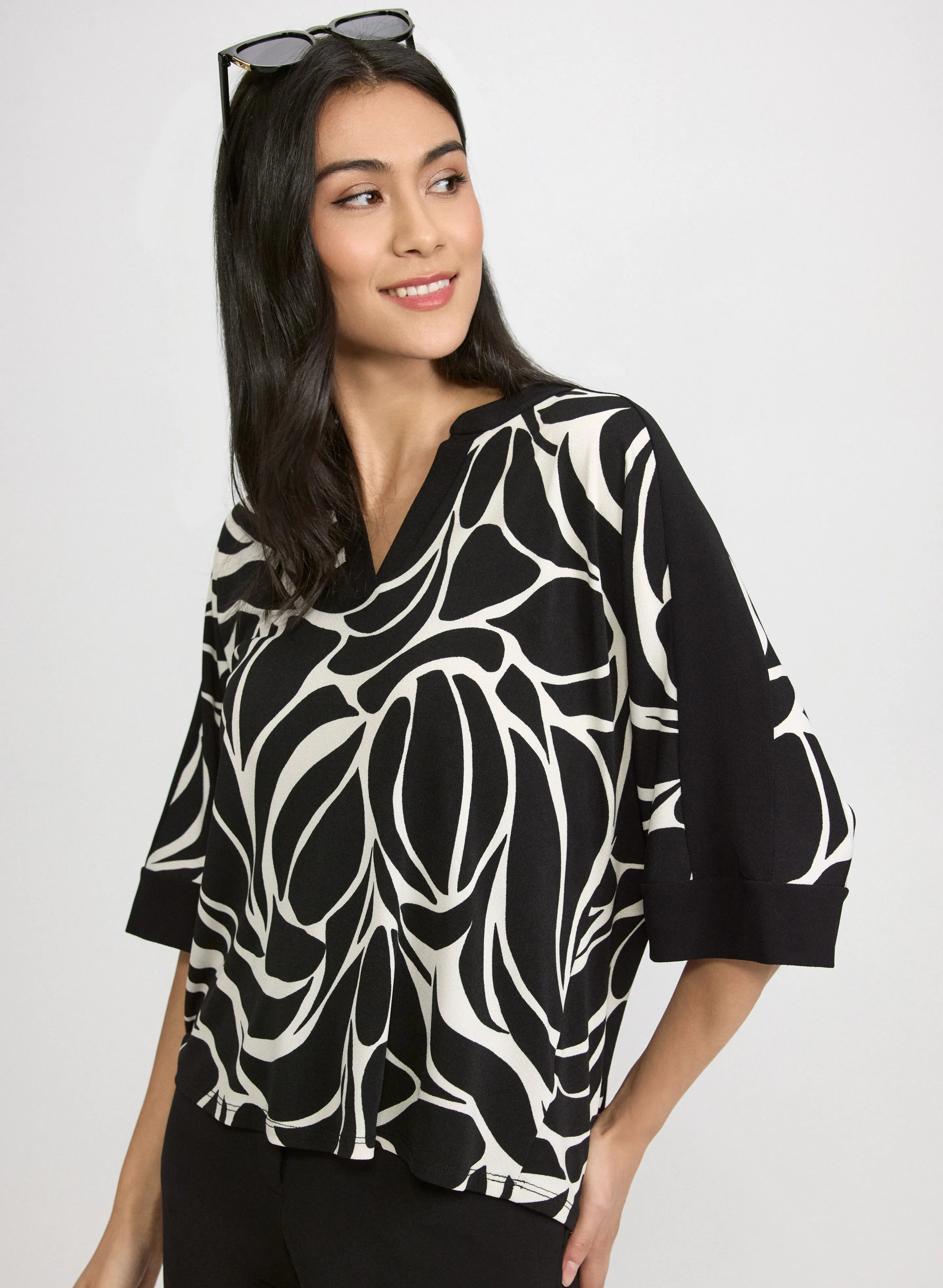 Elbow Sleeve Top sold by Laura