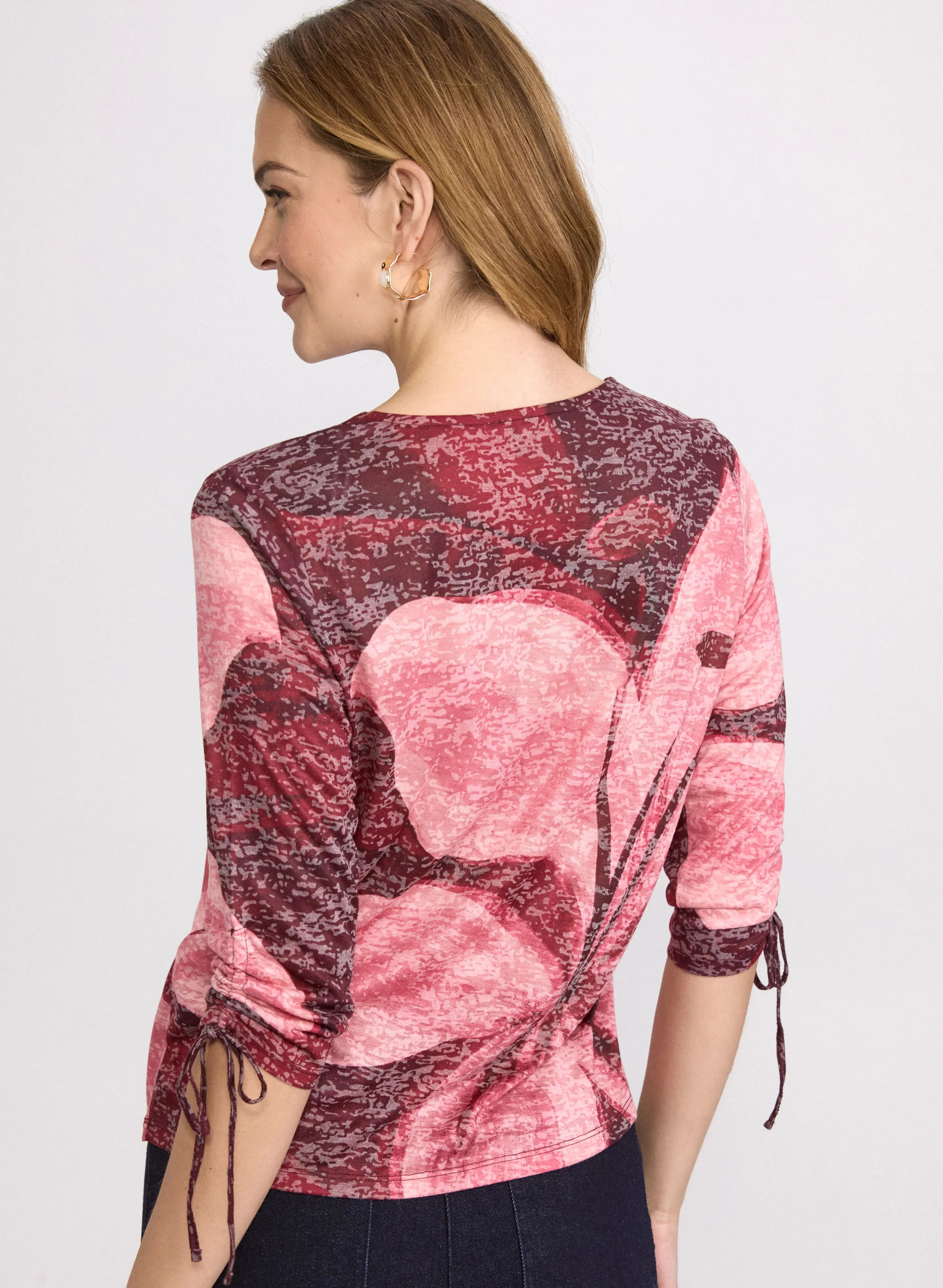 Floral Print T-Shirt sold by Laura product image thumbnail 4