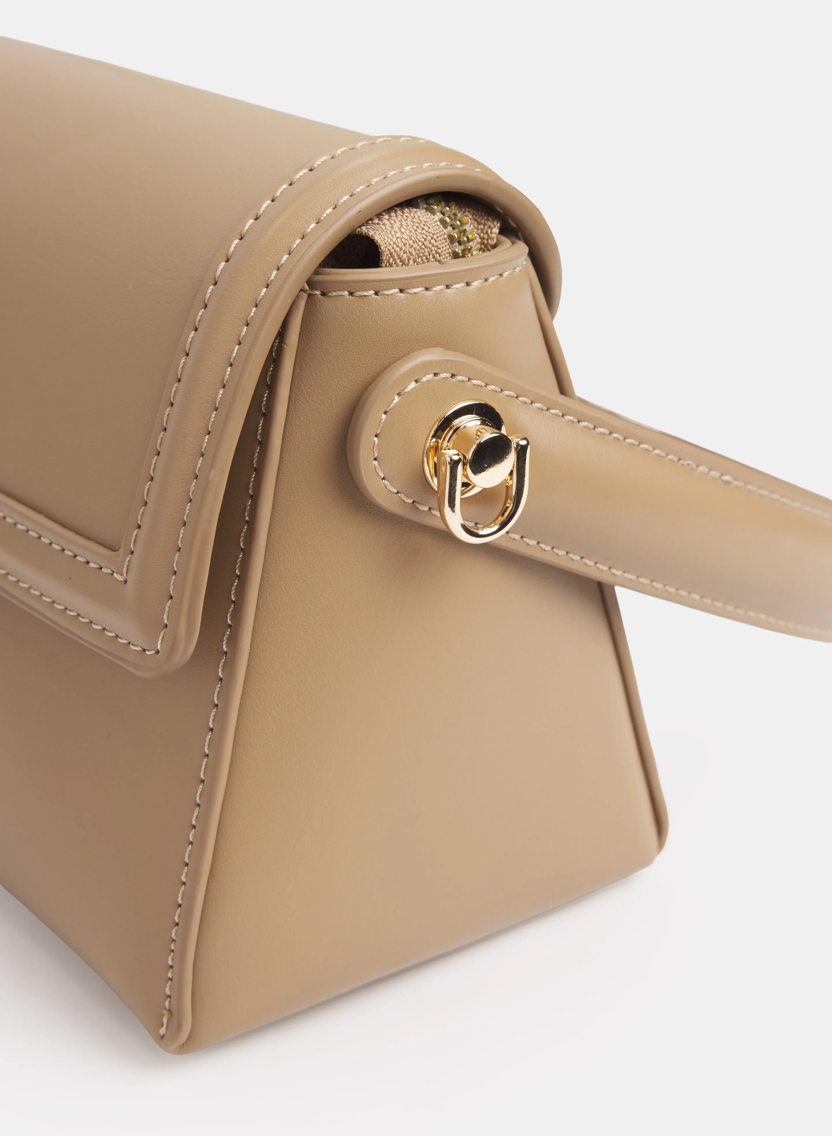 Vegan Leather Elongated Handbag sold by Laura product image thumbnail 5