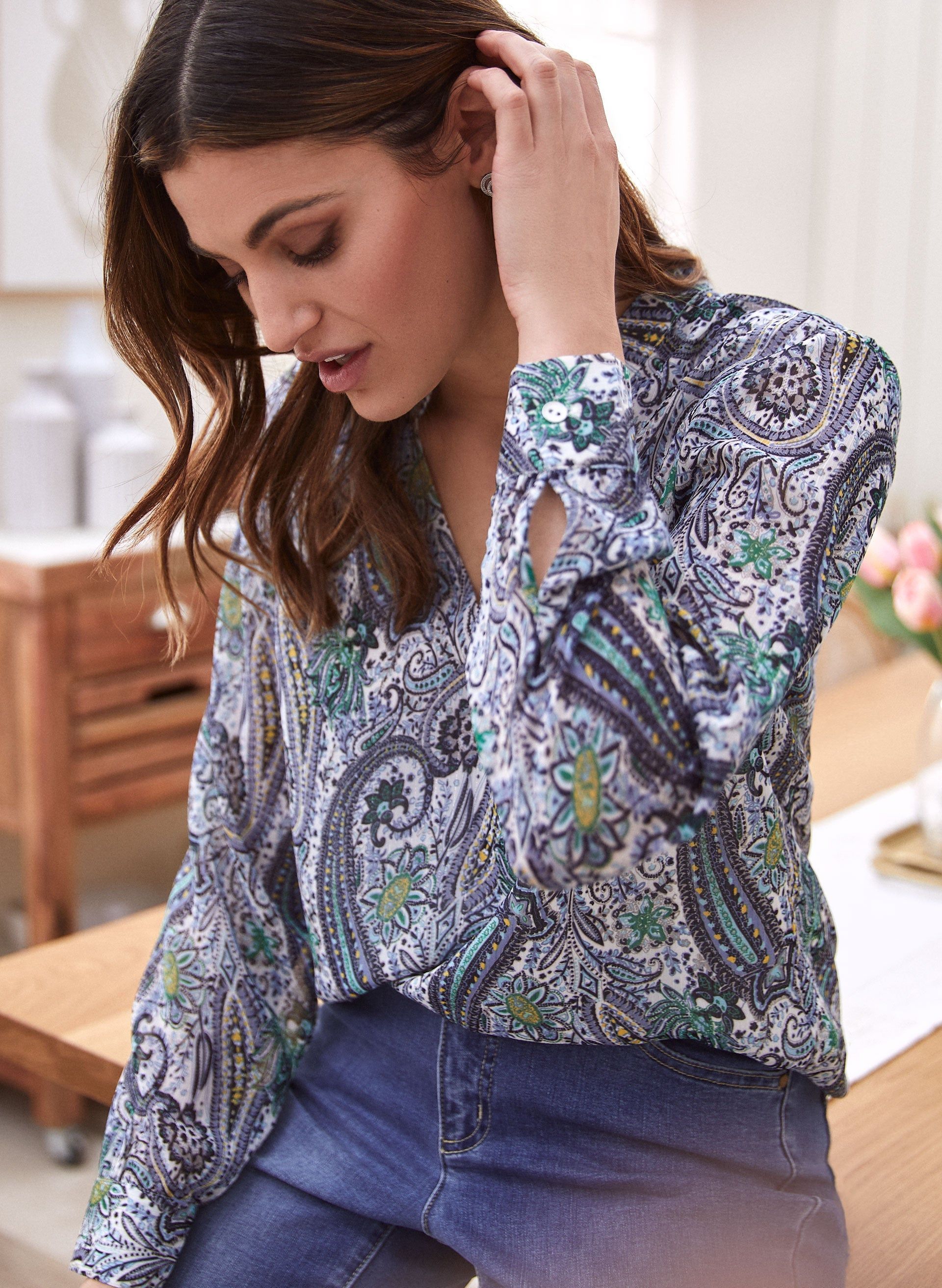 Paisley Print Blouse sold by Laura product image thumbnail 2