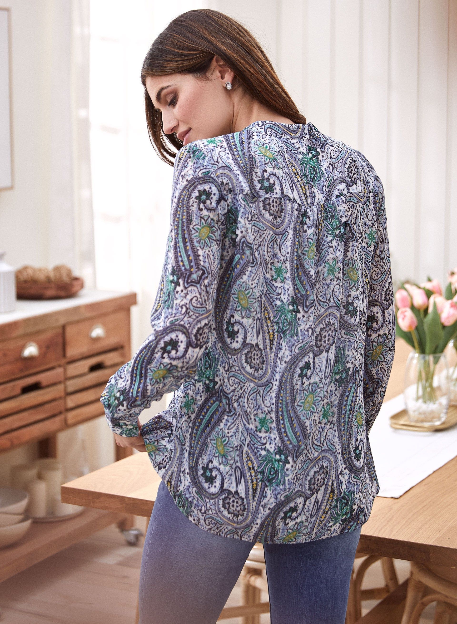 Paisley Print Blouse sold by Laura product image thumbnail 4