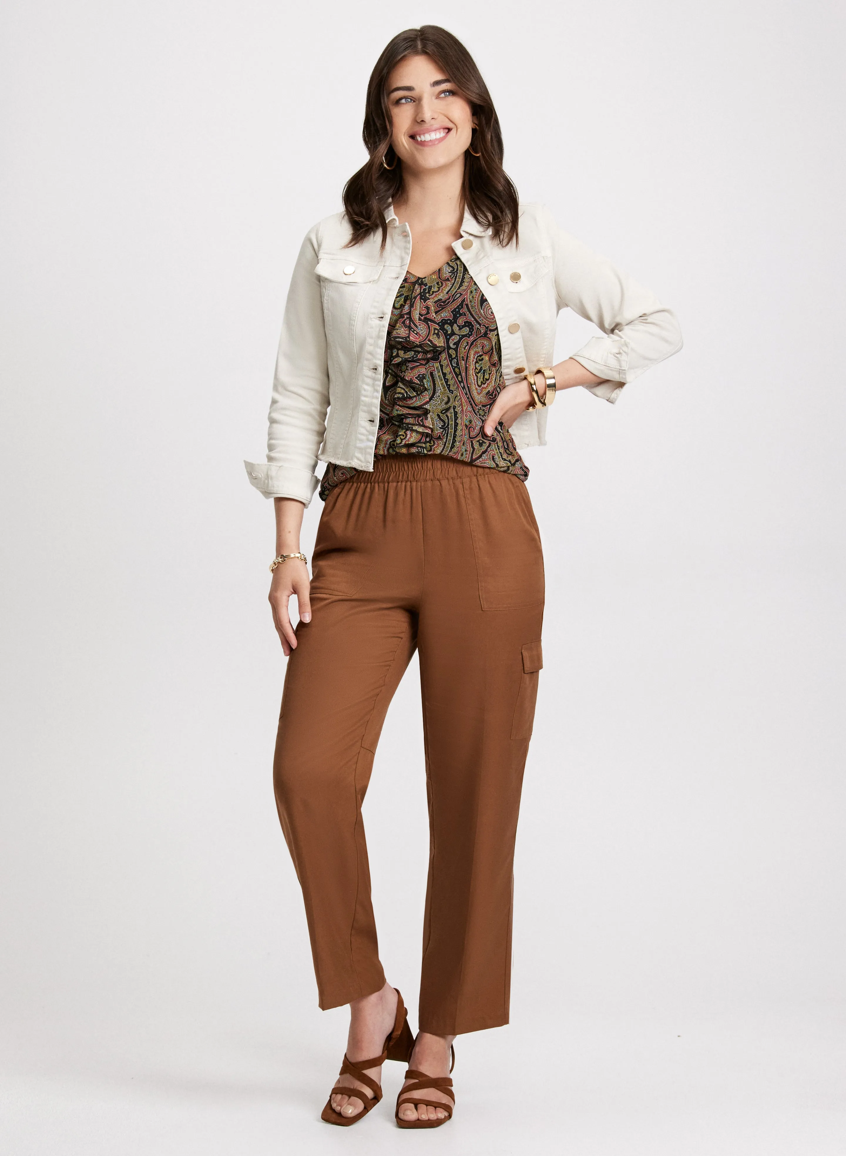 Cropped Denim Jacket sold by Laura product image thumbnail 3