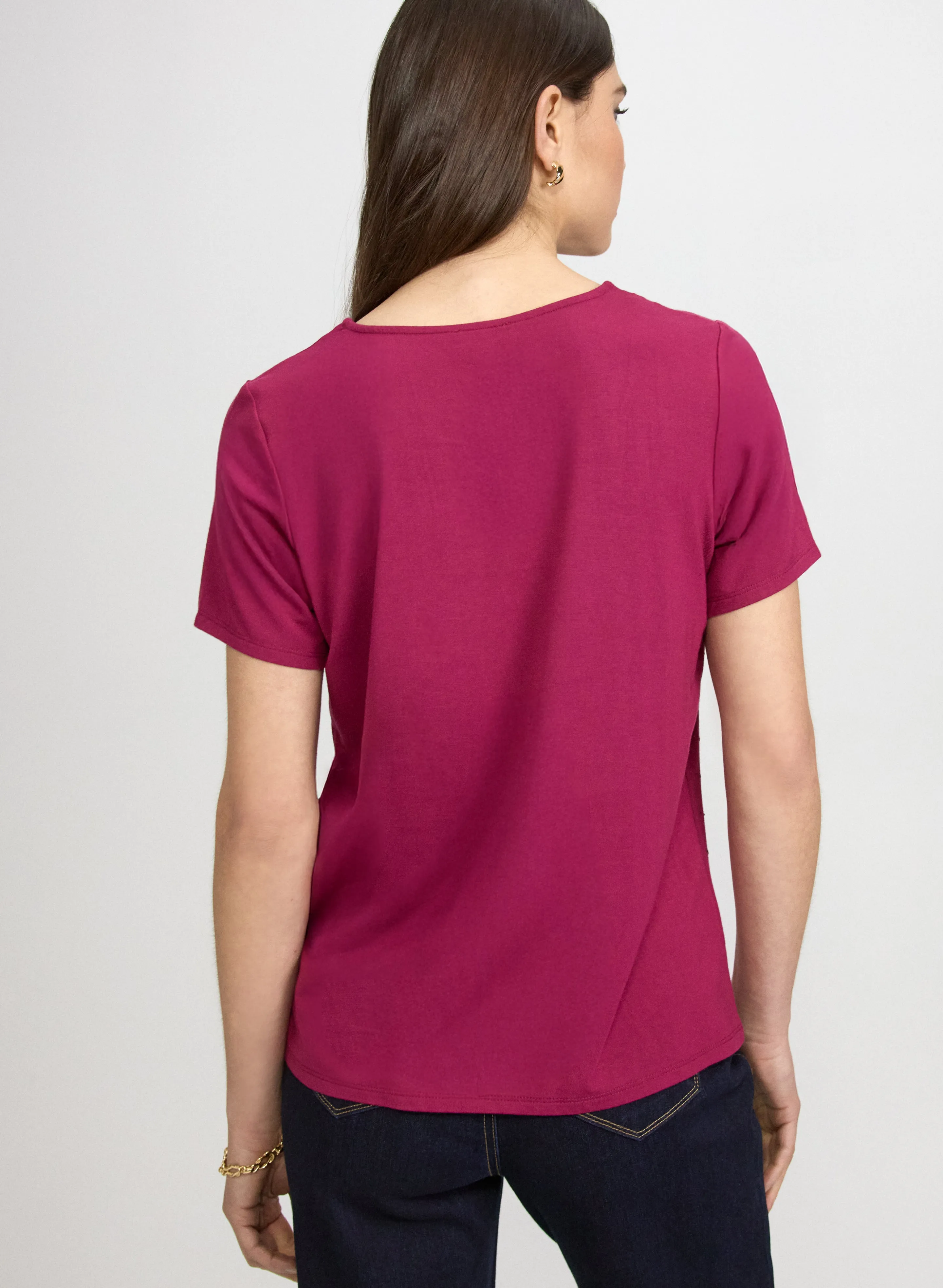 Rhinestone Striped T-Shirt sold by Laura product image thumbnail 4