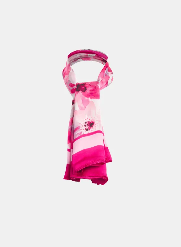 Floral Print Scarf sold by Laura