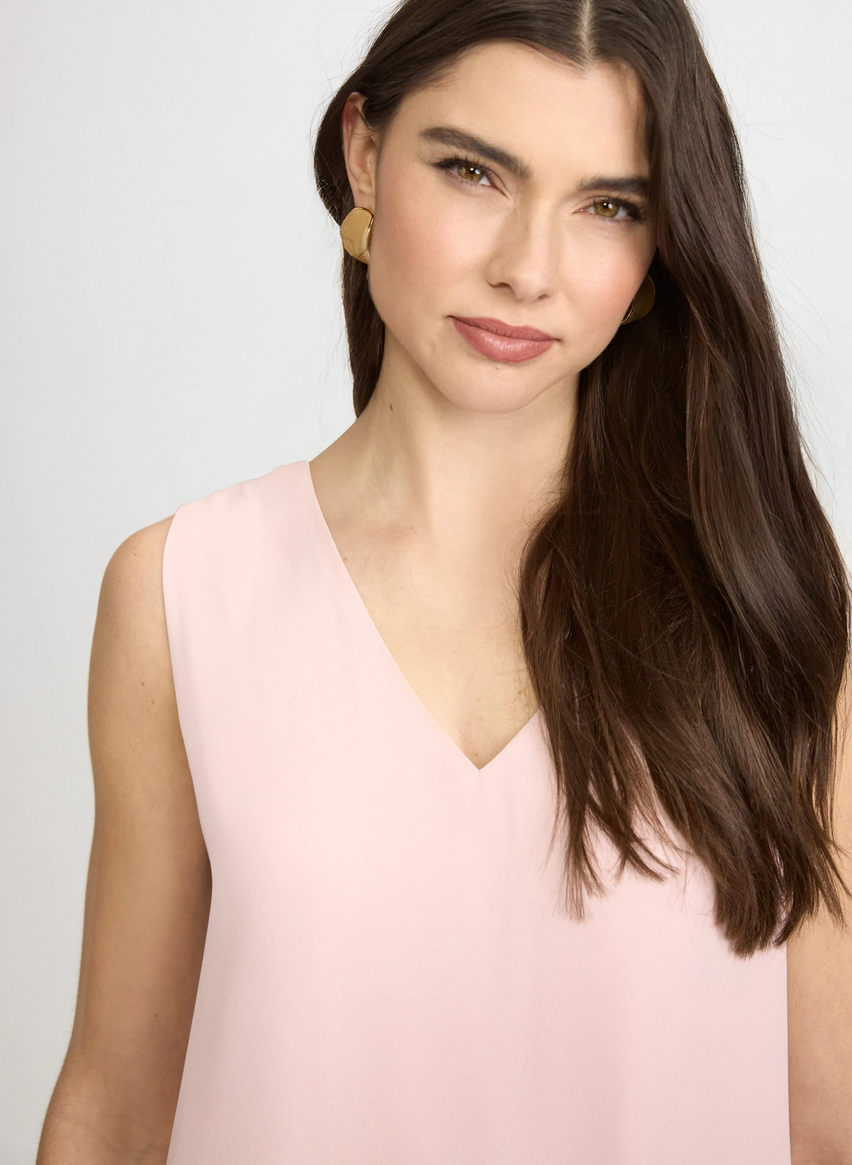 Sleeveless V-Neck Blouse sold by Laura product image thumbnail 2