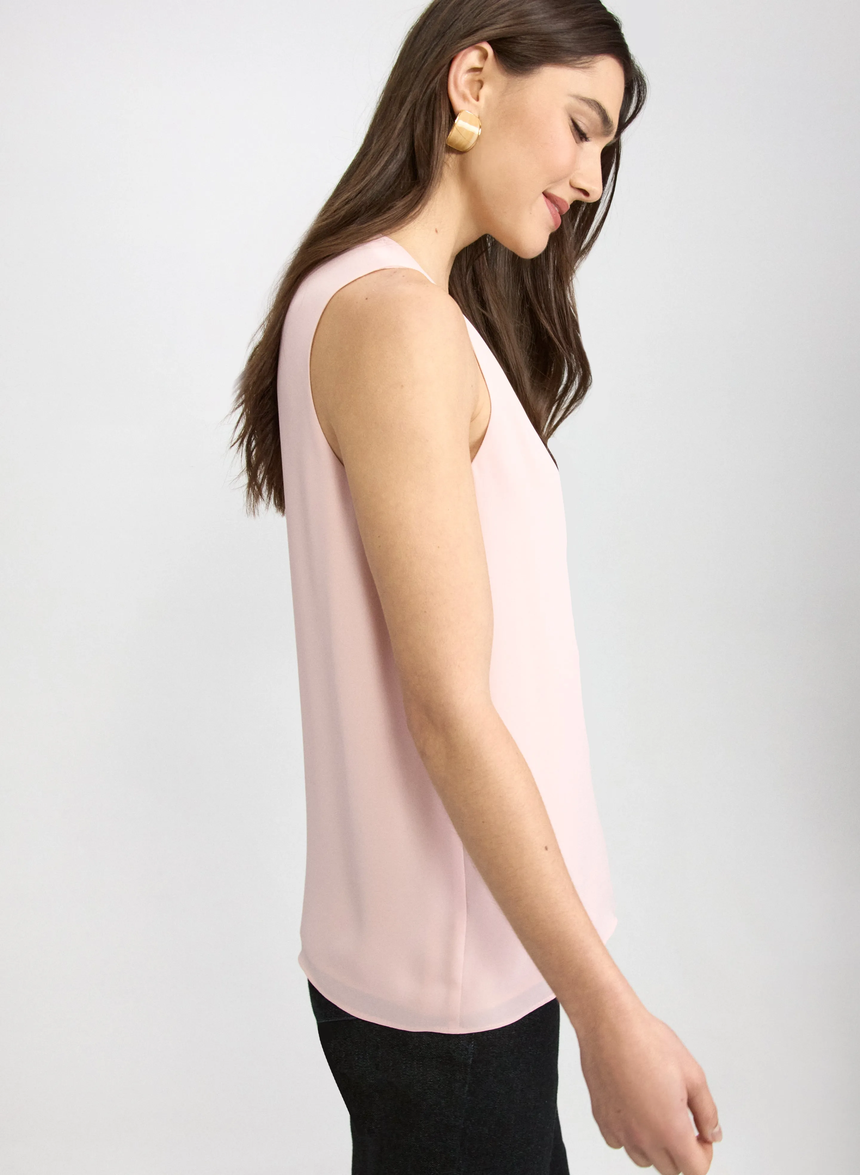 Sleeveless V-Neck Blouse sold by Laura product image thumbnail 5