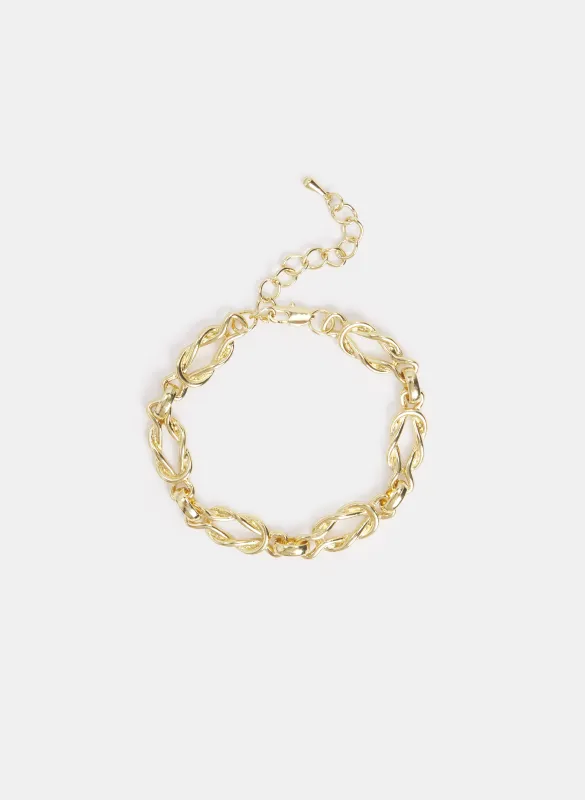 Interlocking Chain Link Bracelet sold by Laura