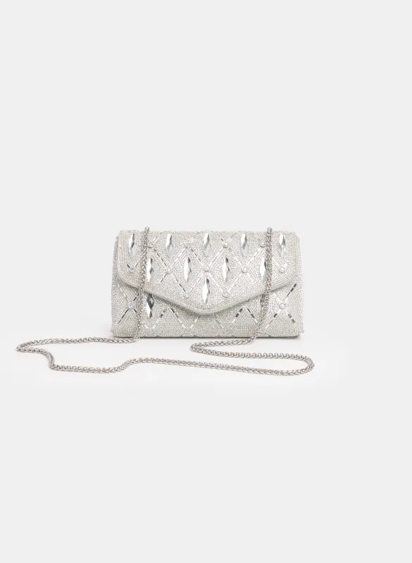 Diamond-Shape Stone Clutch made by Laura
